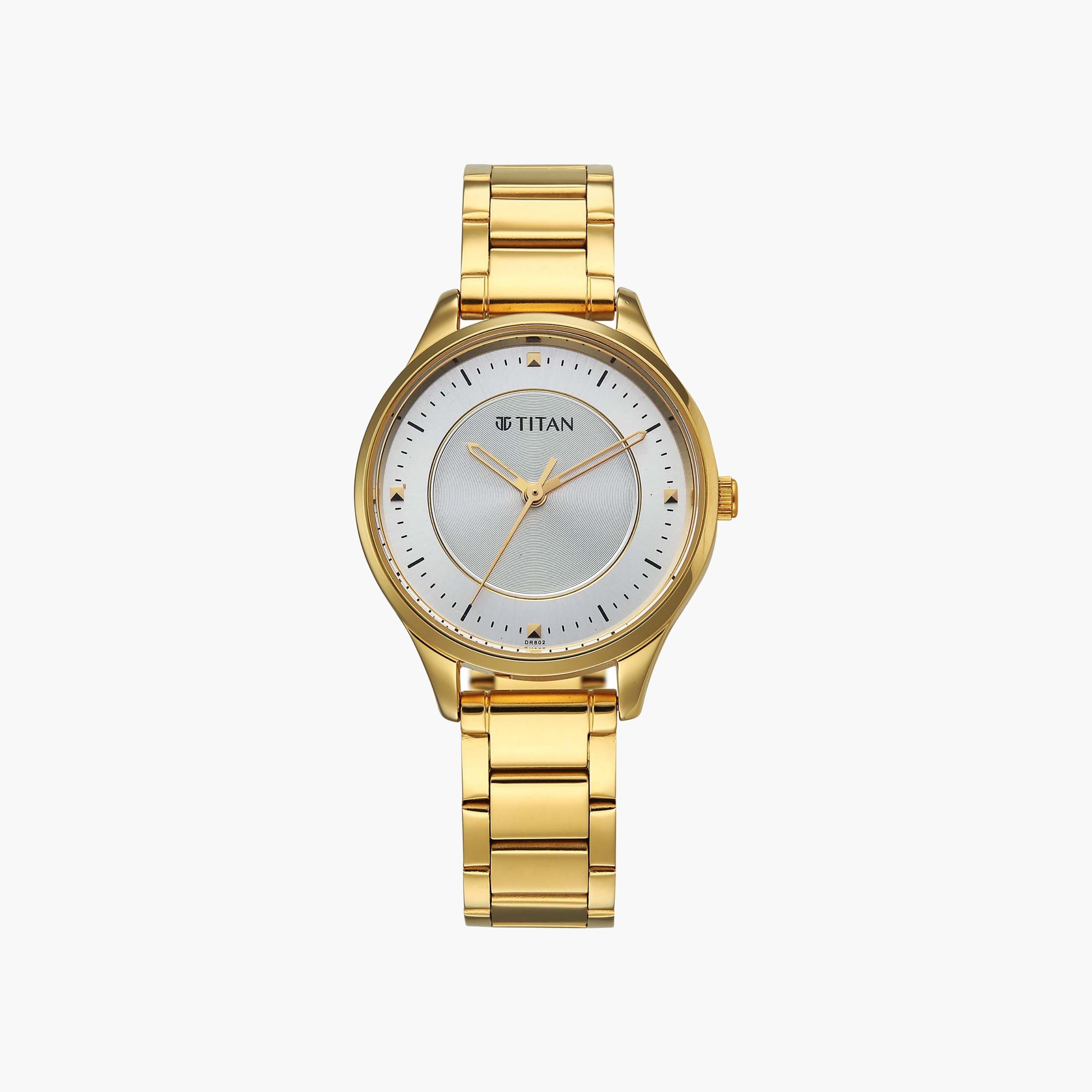 Titan Round Dial Stainless Steel Watch-women-watchesandjewellery-watches-image-1