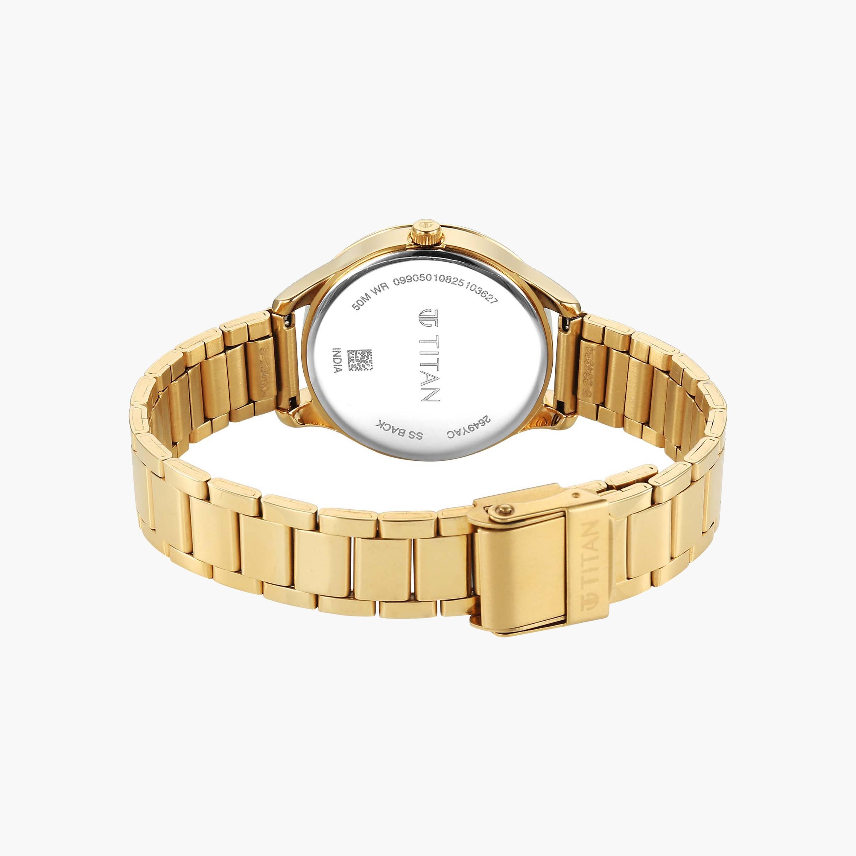 Titan Round Dial Stainless Steel Watch-women-watchesandjewellery-watches-image-4