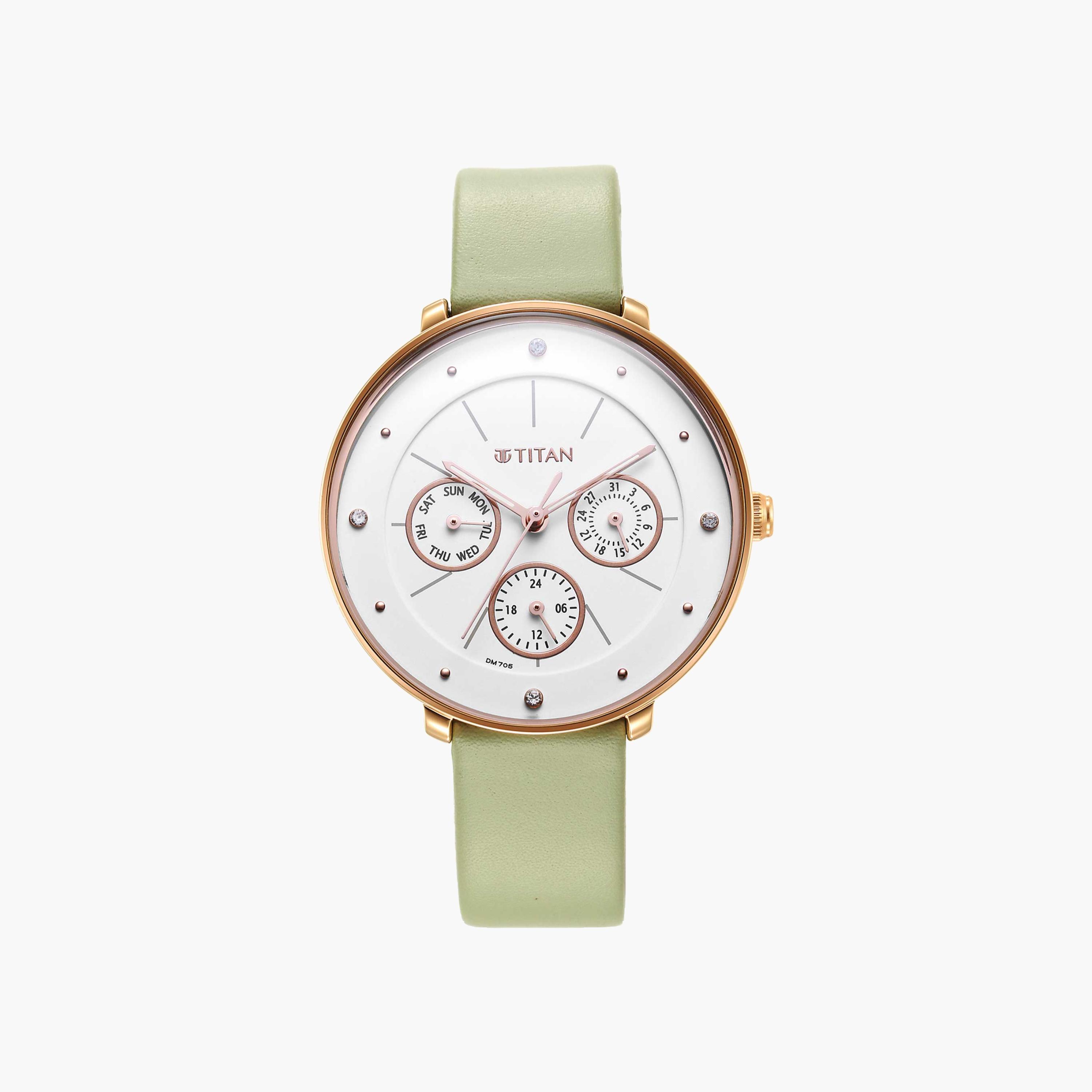 Titan Women's Multifunction Leather Watch-women-watchesandjewellery-watches-image-1