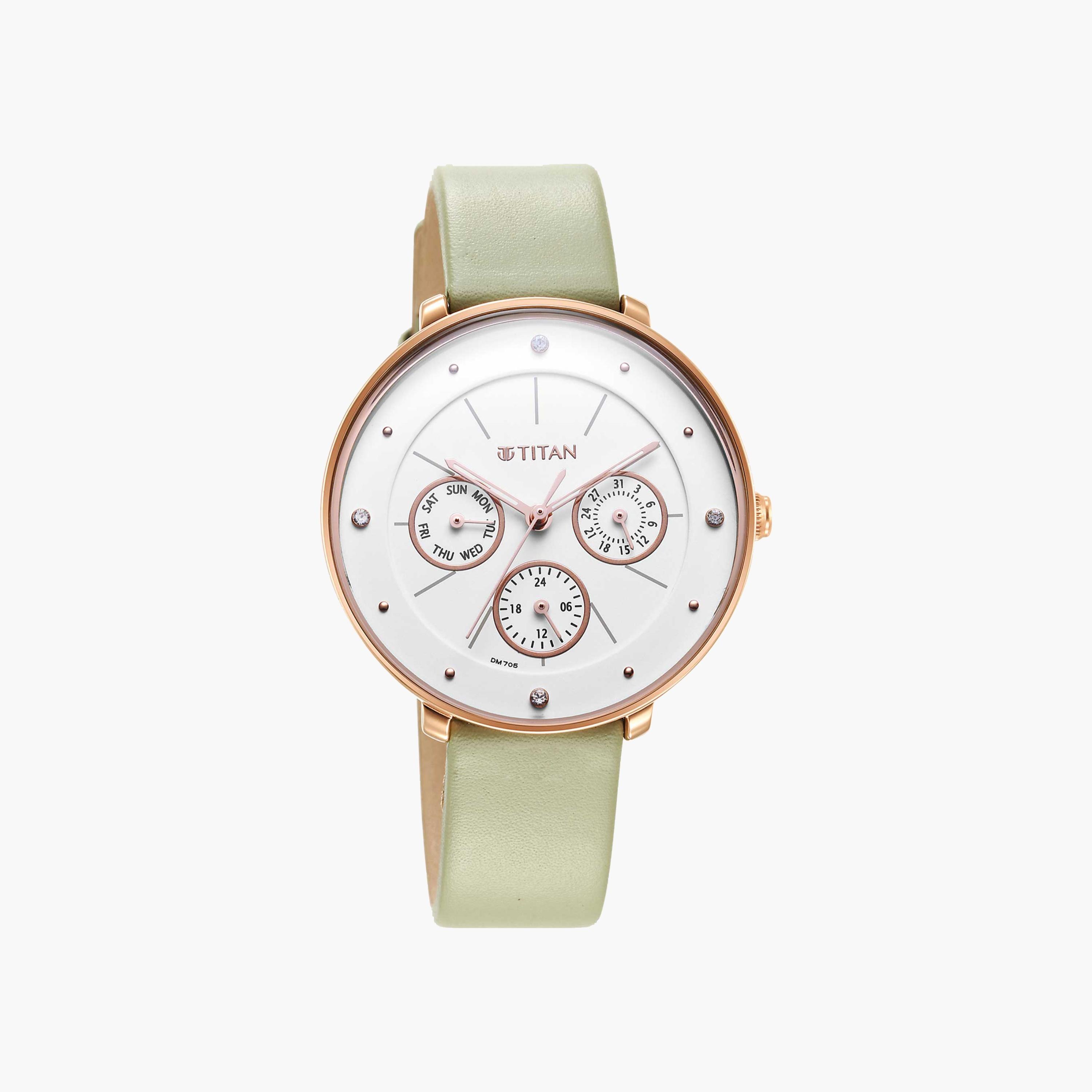 Titan Women's Multifunction Leather Watch-women-watchesandjewellery-watches-image-4