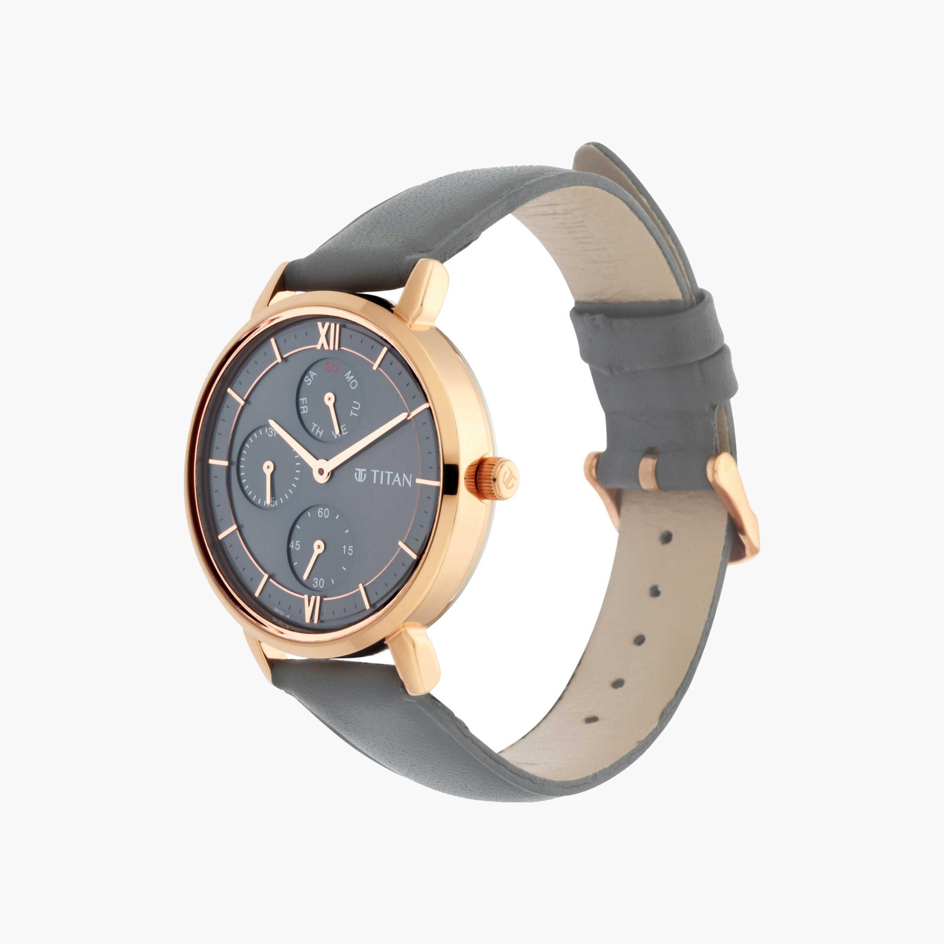 Titan Multifunction Watch with Leather Strap-men-watchesandjewellery-watches-image-5