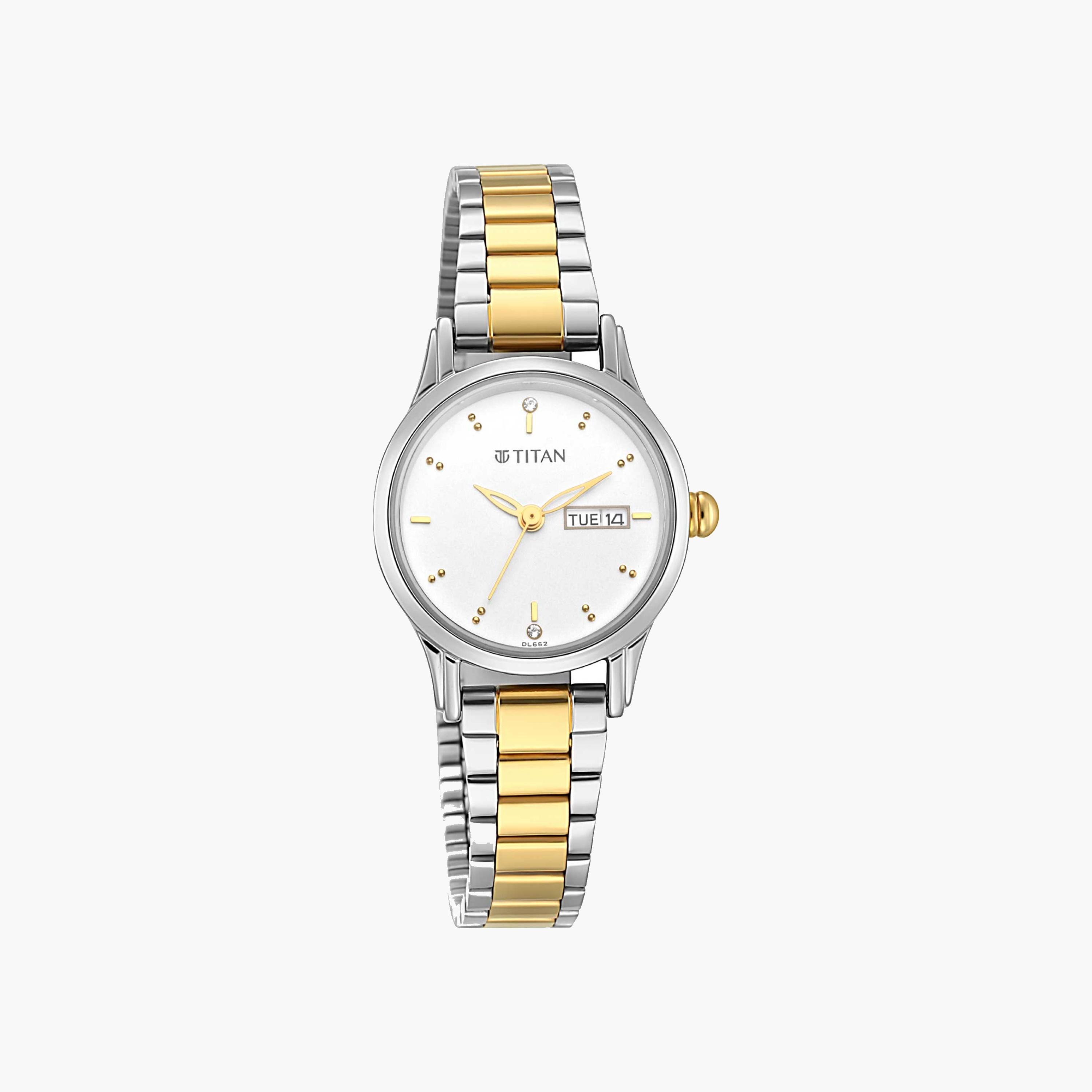 Titan Two-Tone Analogue Watch-women-watchesandjewellery-watches-image-1