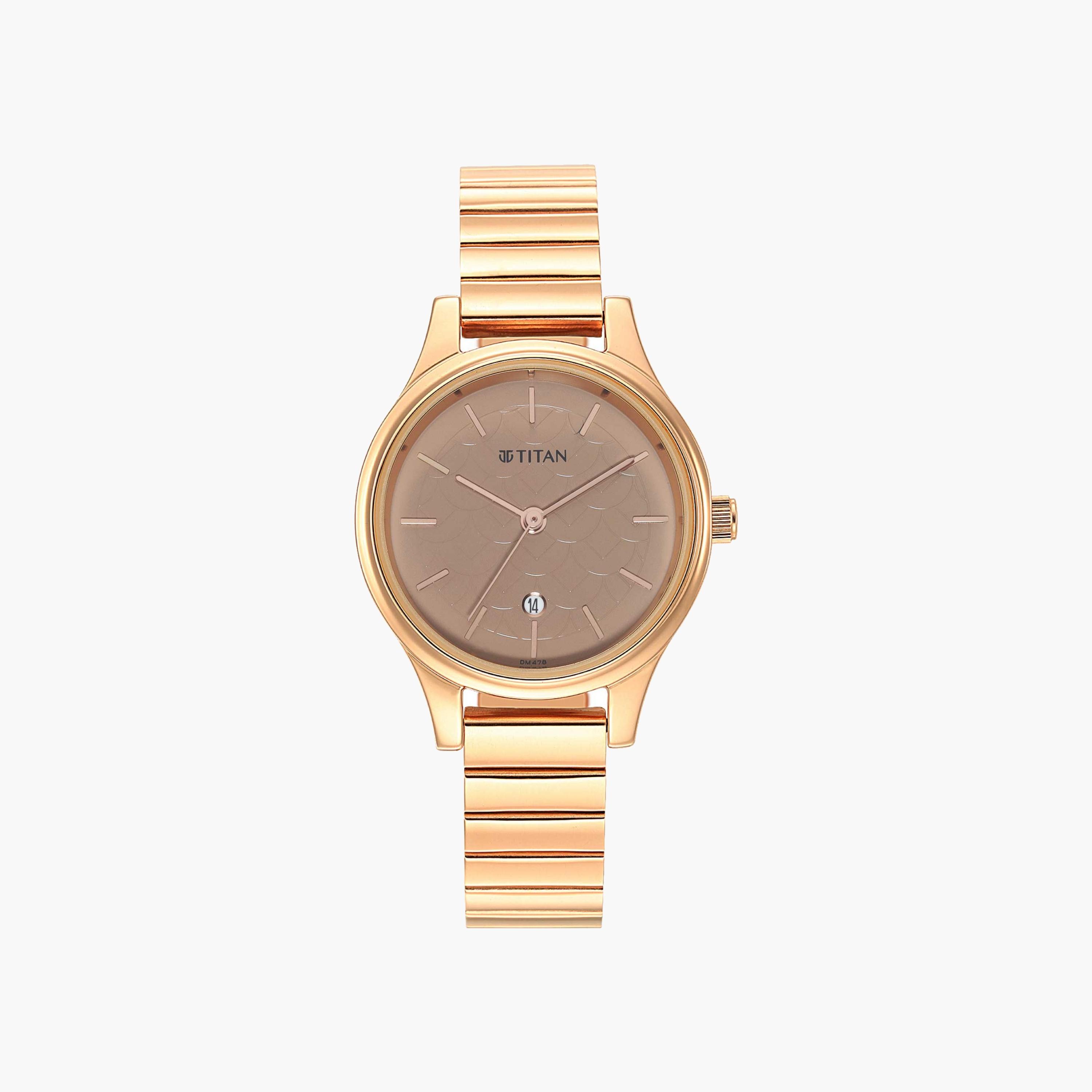 Titan Textured Dial Metal Watch-women-watchesandjewellery-watches-image-1