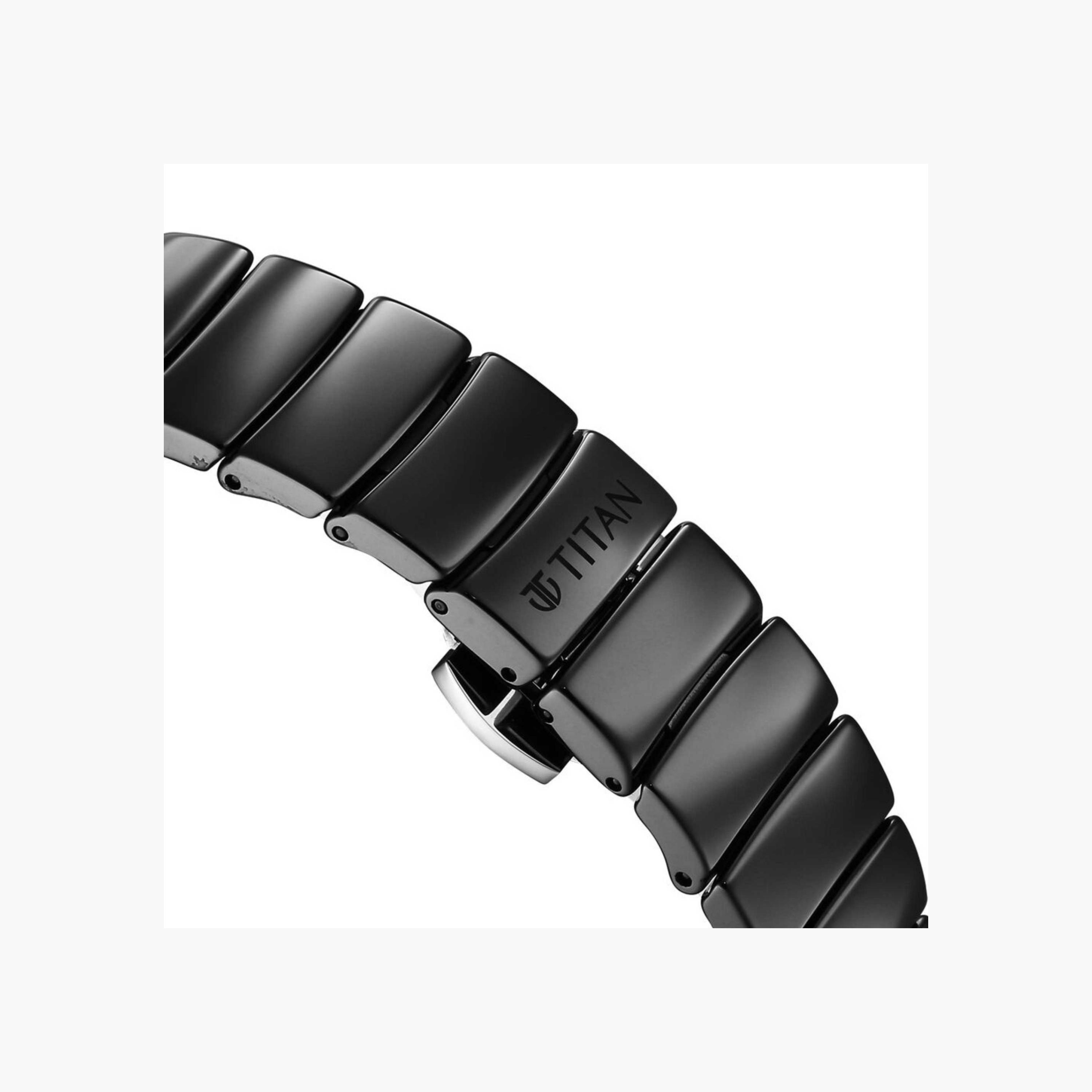 ساعة نسائية أنالوج سوداء من السيراميك-women-watchesandjewellery-watches-image-4