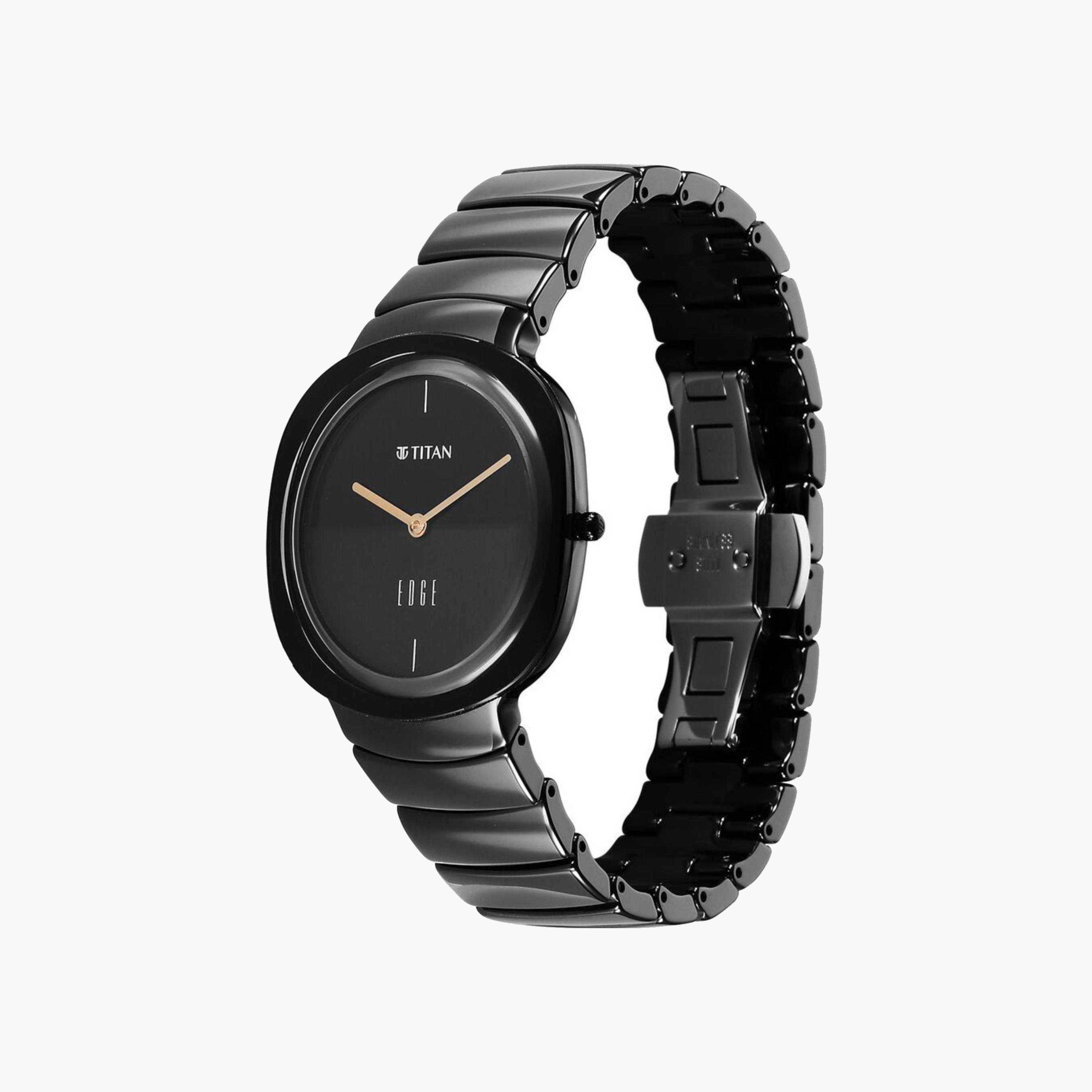ساعة نسائية أنالوج سوداء من السيراميك-women-watchesandjewellery-watches-image-5