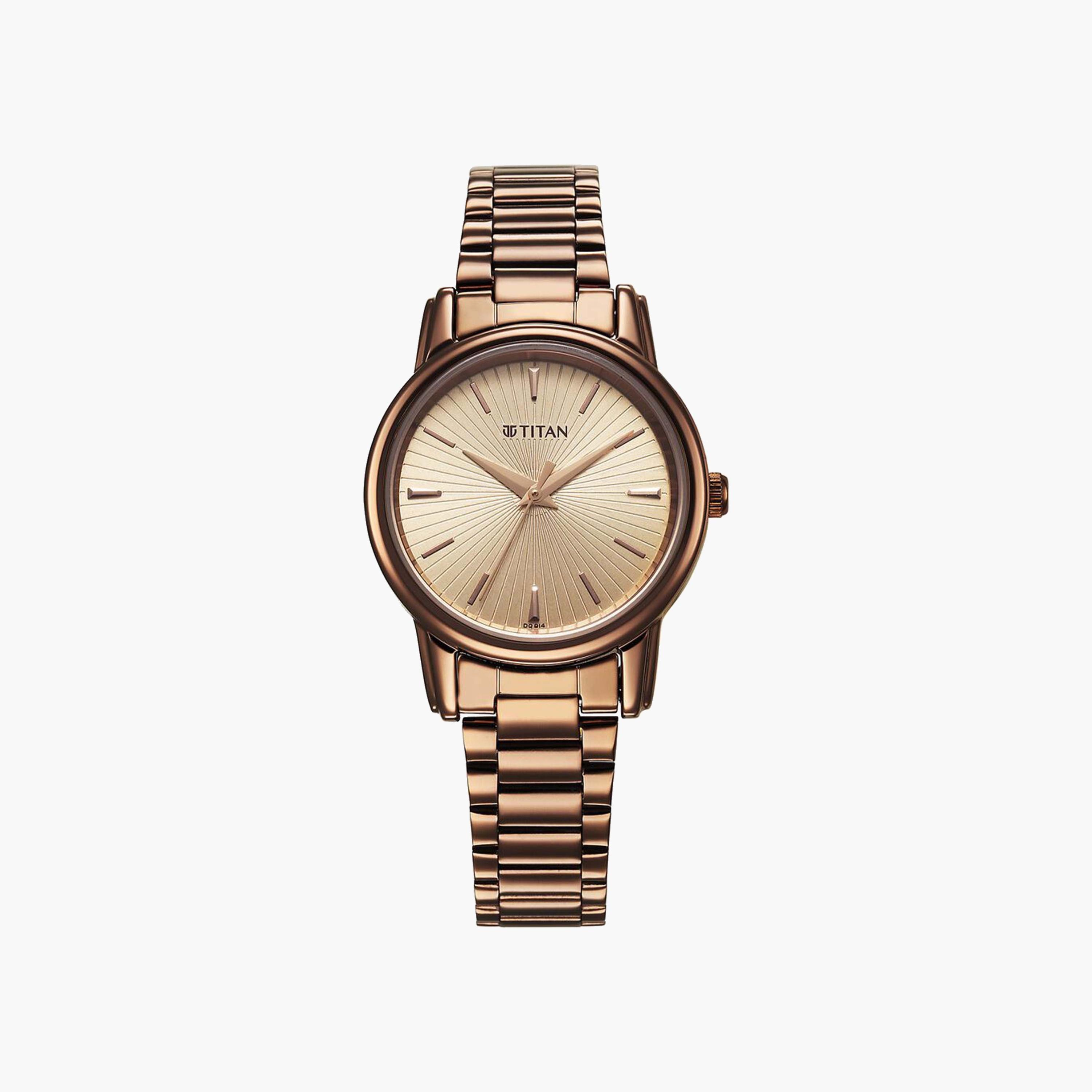 Titan Karishma Textured Dial Stainless Steel Watch-women-watchesandjewellery-watches-image-1