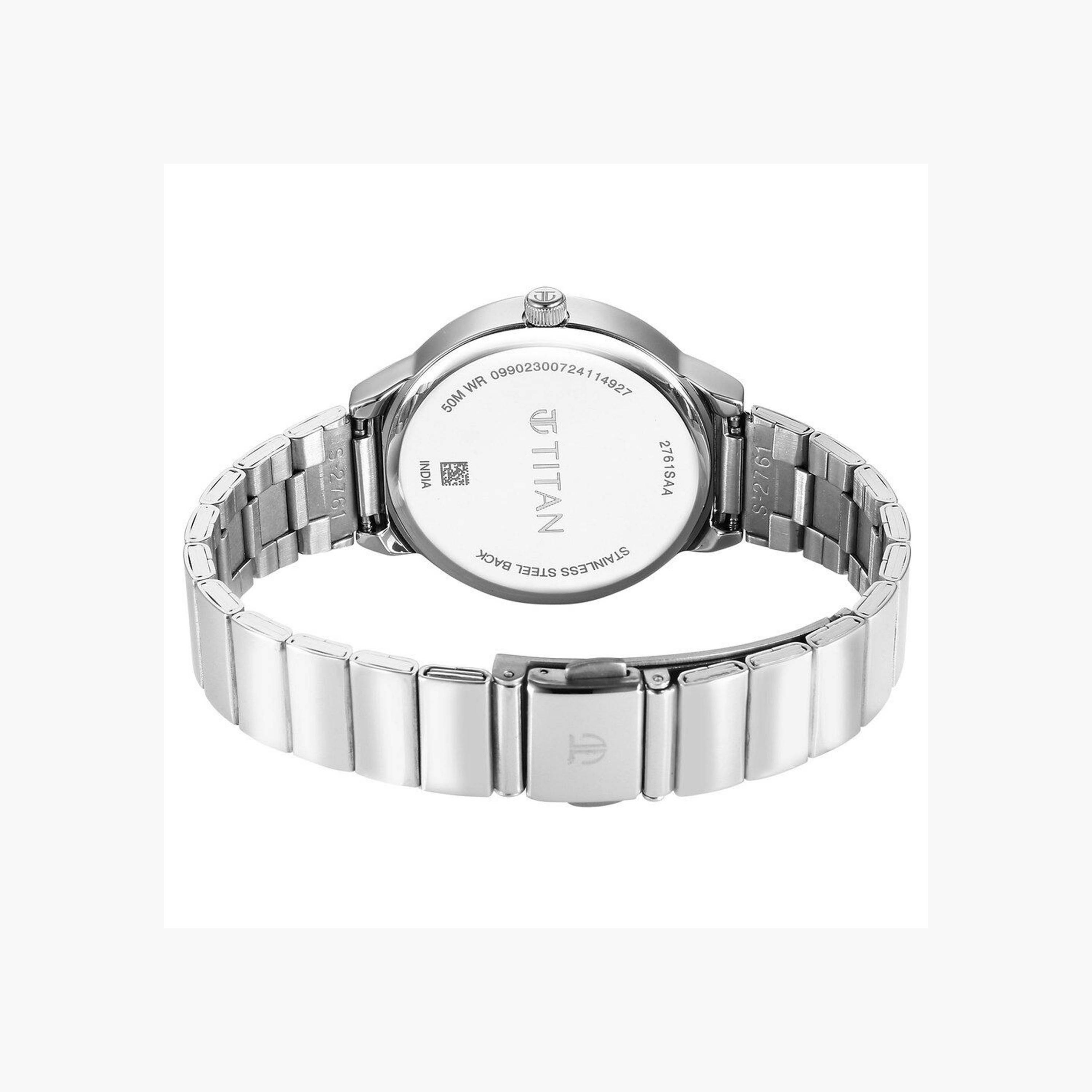 Titan Multifunction Green Dial Stainless Steel Watch-women-watchesandjewellery-watches-image-4