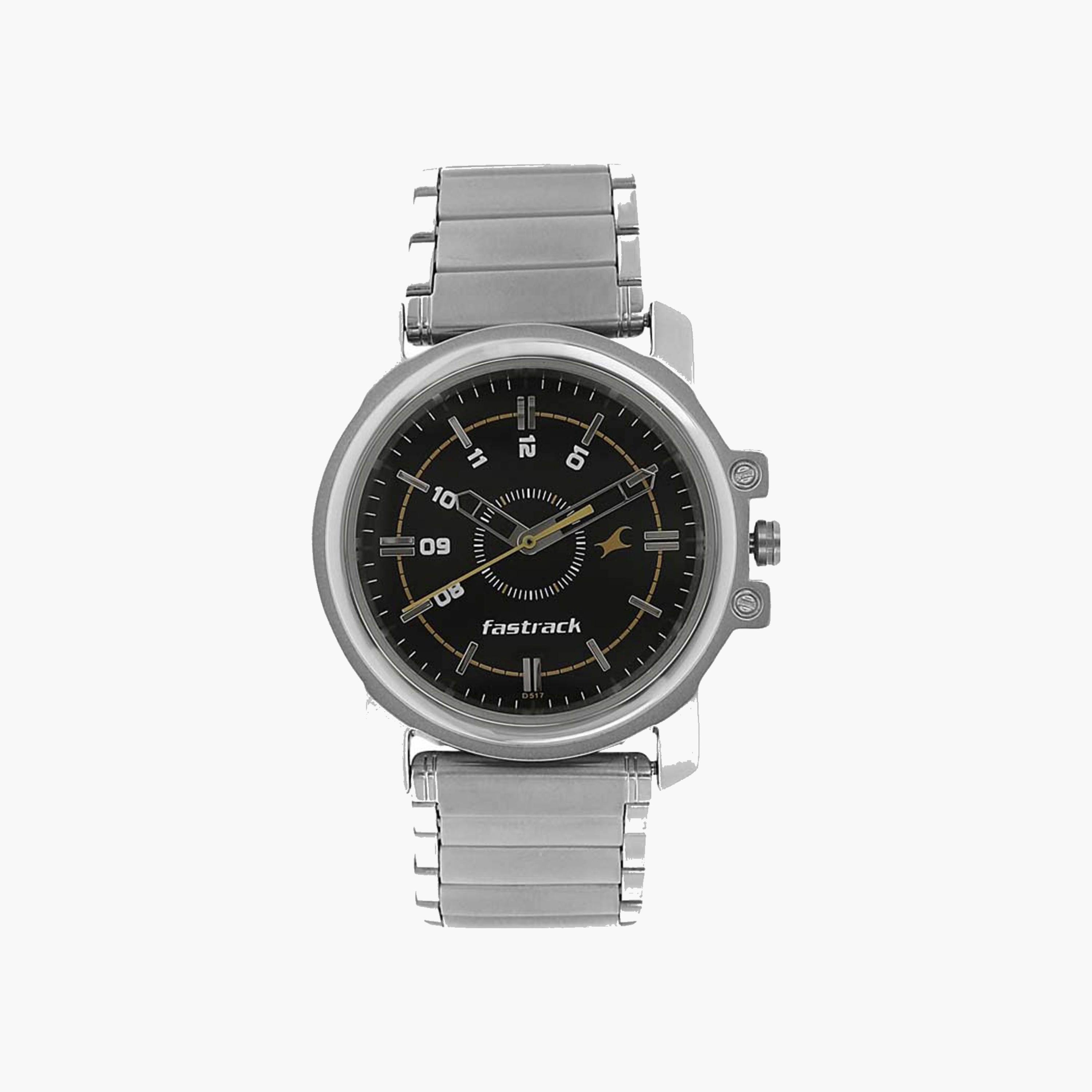 Fastrack Silver Stainless Steel Analog Watch-men-watchesandjewellery-watches-image-1