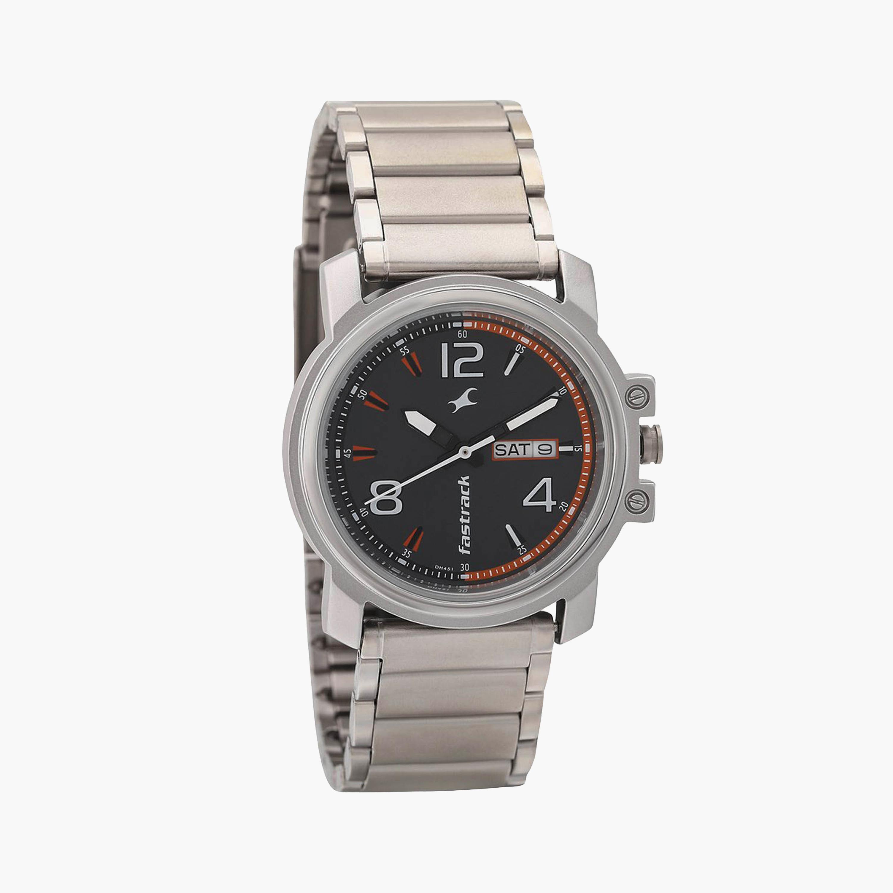 Fastrack Men's Stainless Steel Analogue Watch-men-watchesandjewellery-watches-image-1