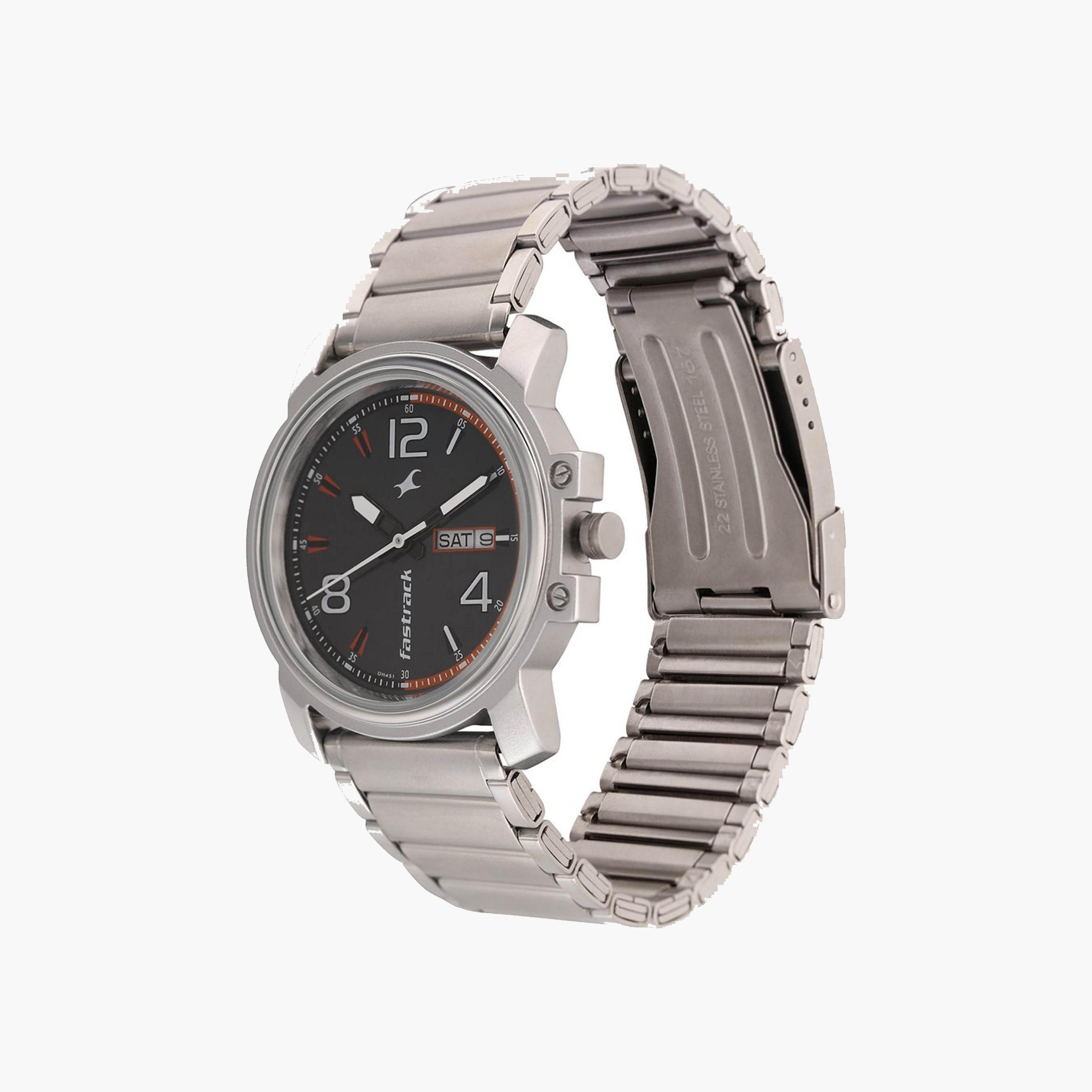 Fastrack Men's Stainless Steel Analogue Watch-men-watchesandjewellery-watches-image-2