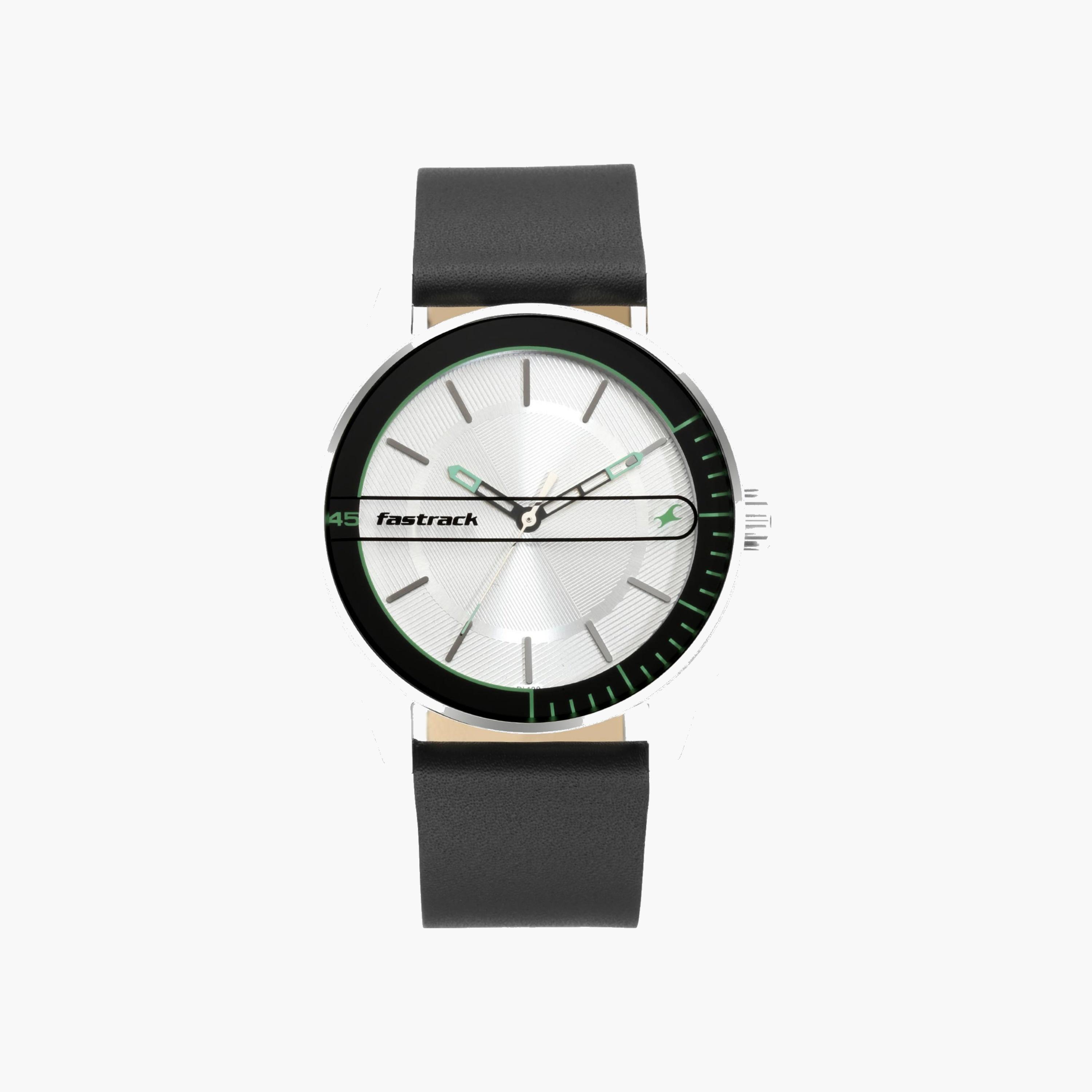 Fastrack Men's Analogue Leather Strap Watch-men-watchesandjewellery-watches-image-1