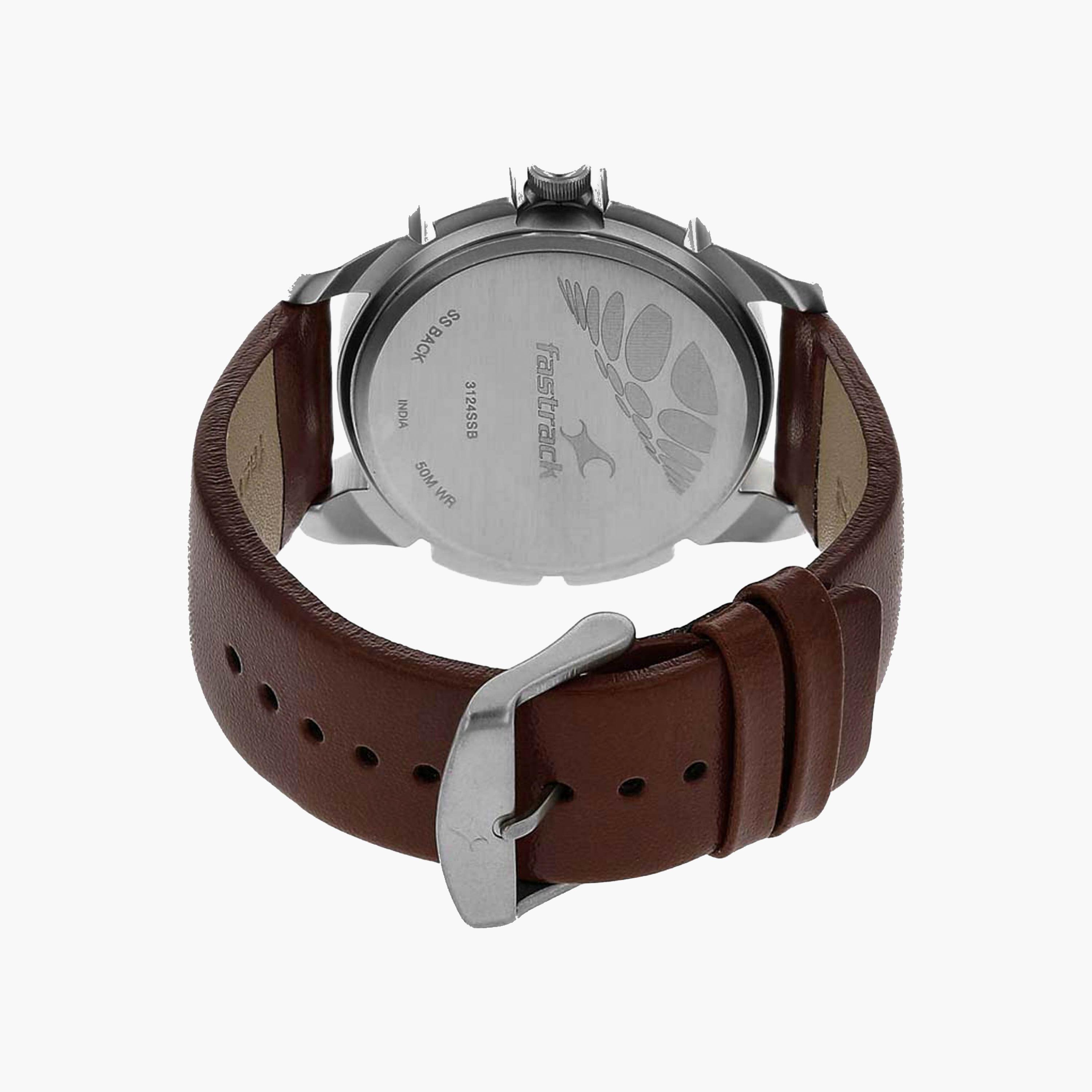 Fastrack Men's Analogue Leather Watch-men-watchesandjewellery-watches-image-2