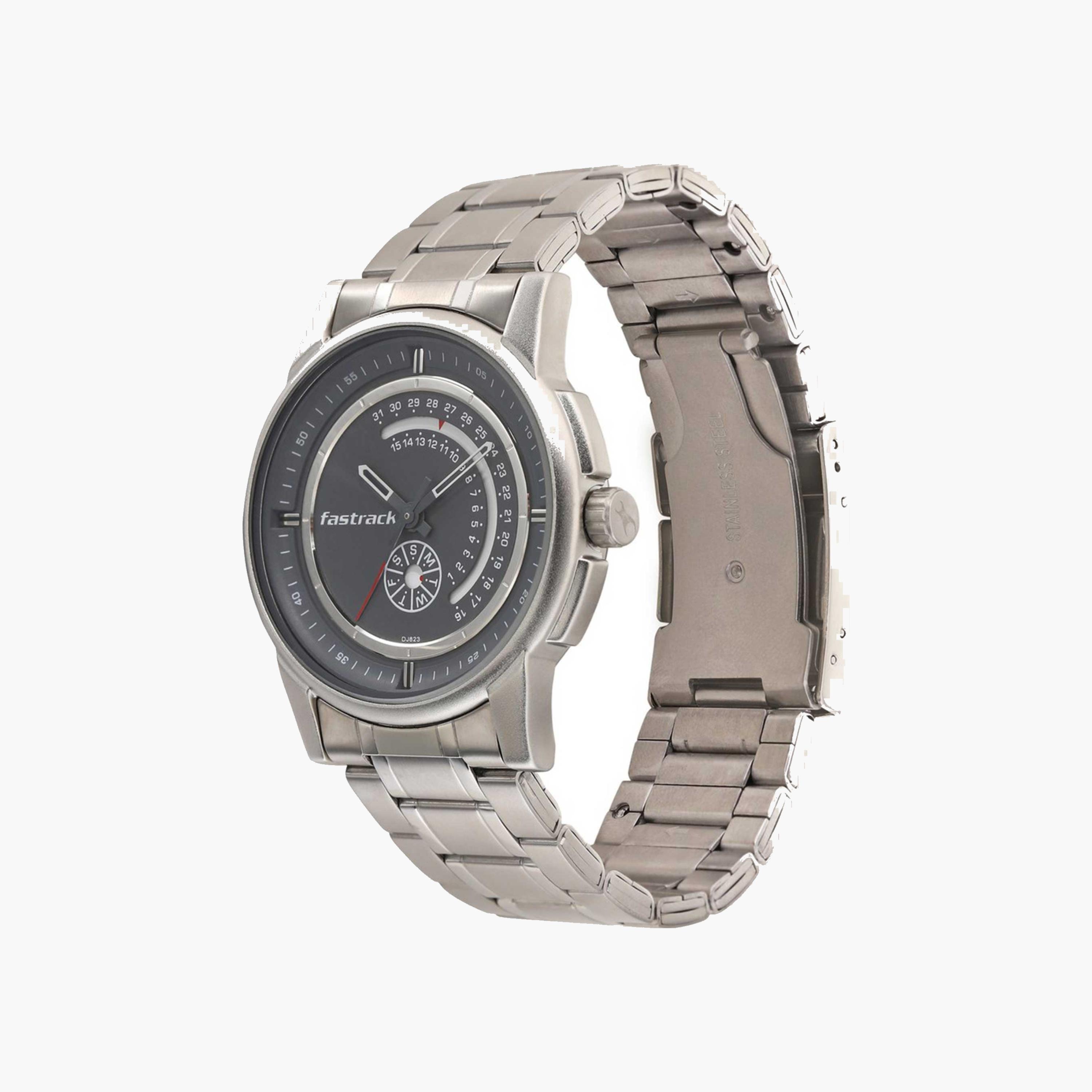 Fastrack Stainless Steel Analog Watch-men-watchesandjewellery-watches-image-3