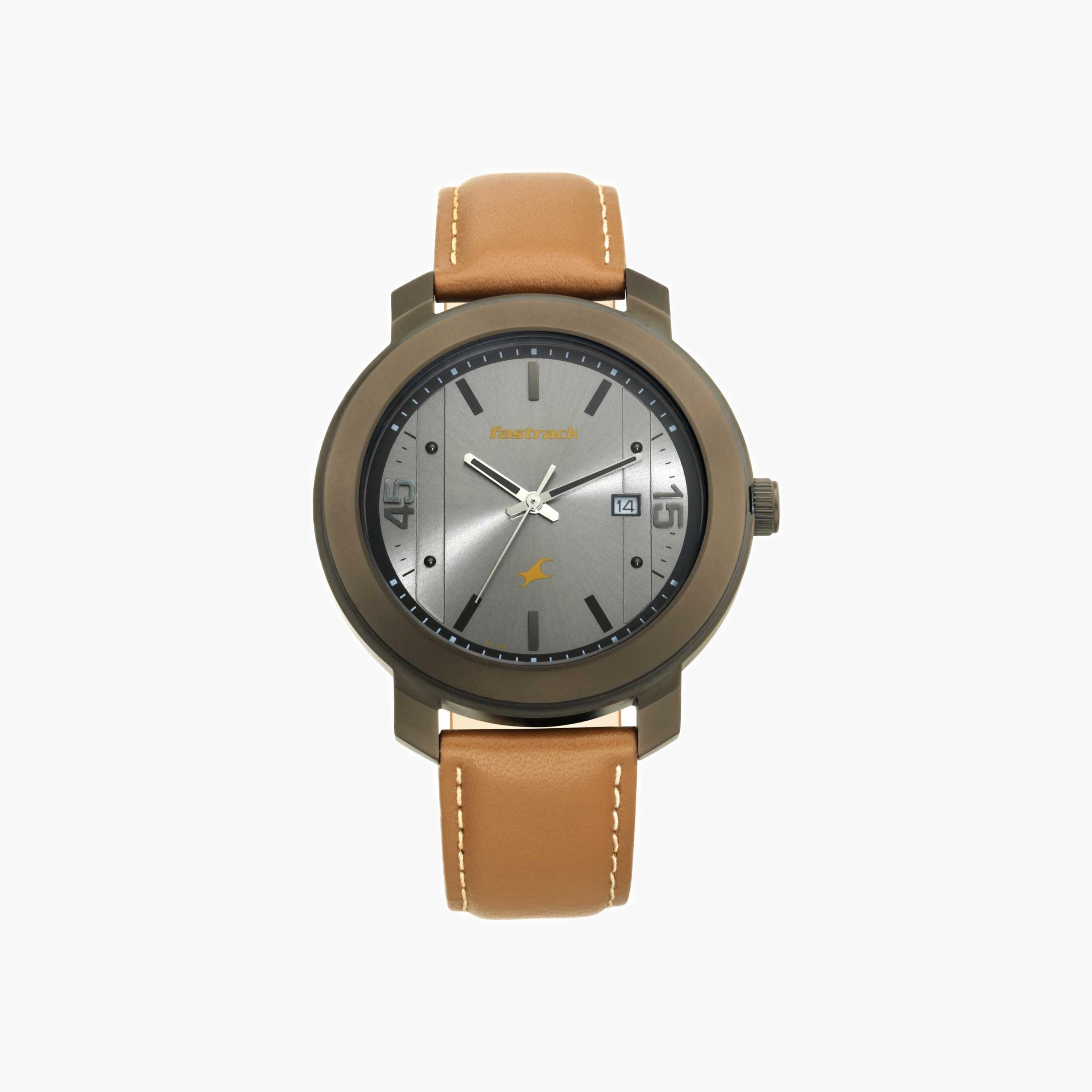 Fastrack Men's Analogue Leather Watch-men-watchesandjewellery-watches-image-1
