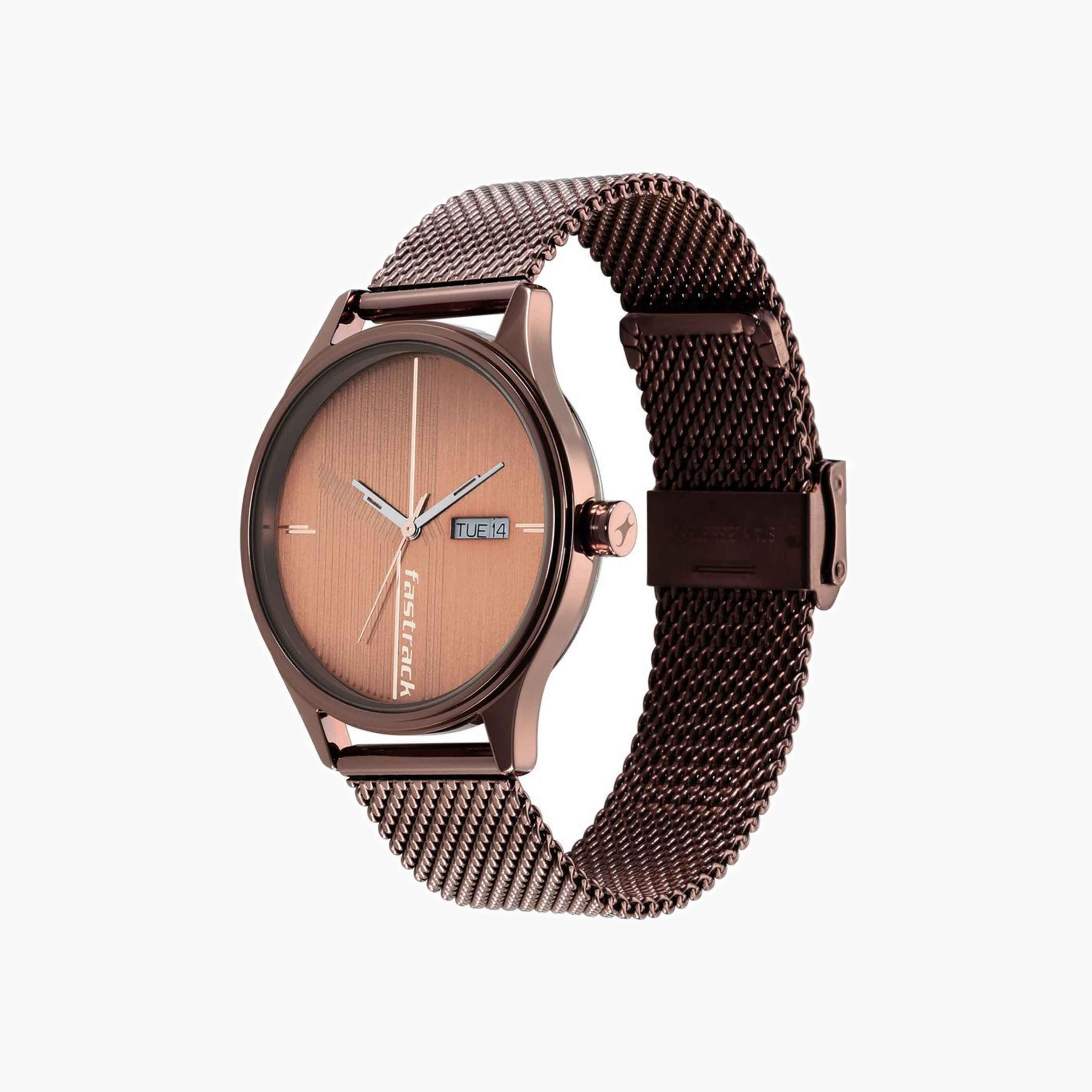 Fastrack Men's Analogue Mesh Watch-men-watchesandjewellery-watches-image-2