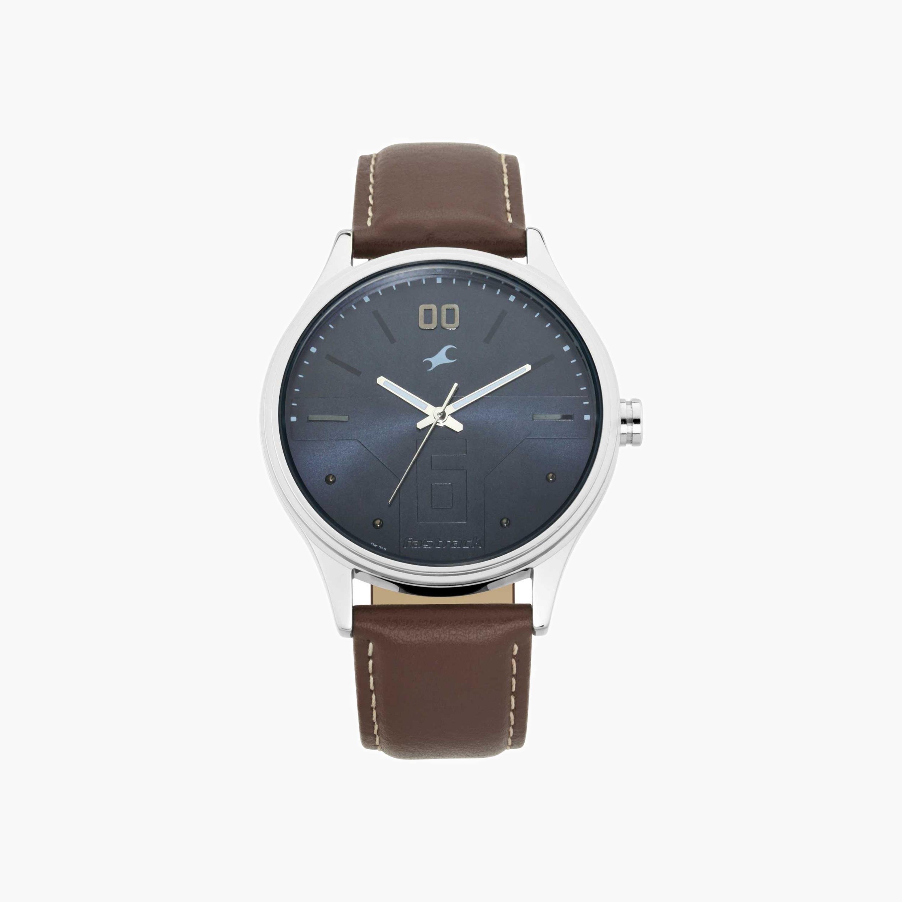 Analogue Leather Strap Watch-men-watchesandjewellery-watches-image-1