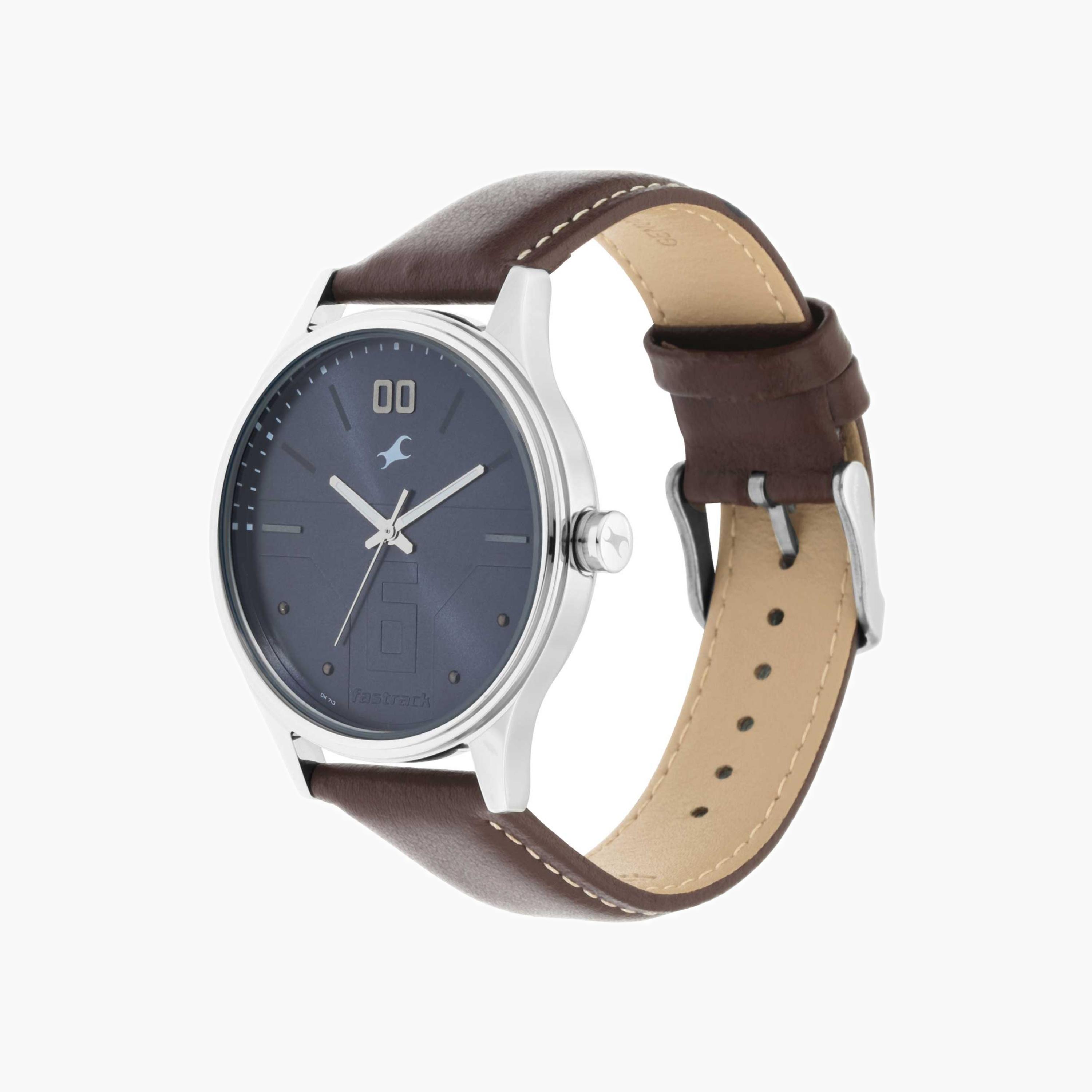 Analogue Leather Strap Watch-men-watchesandjewellery-watches-image-4