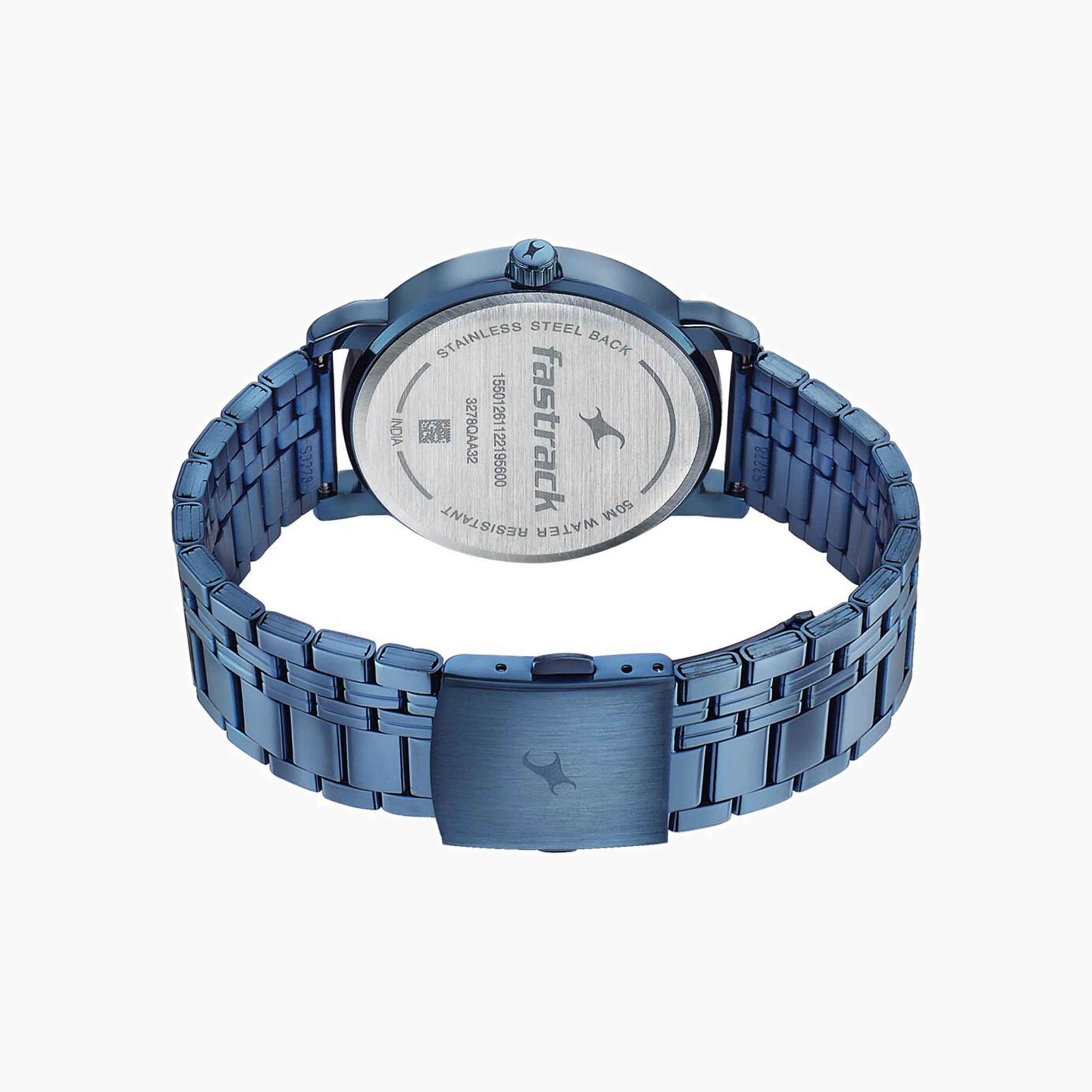 Fastrack Analogue Men's Watch with Metal Strap-men-watchesandjewellery-watches-image-3