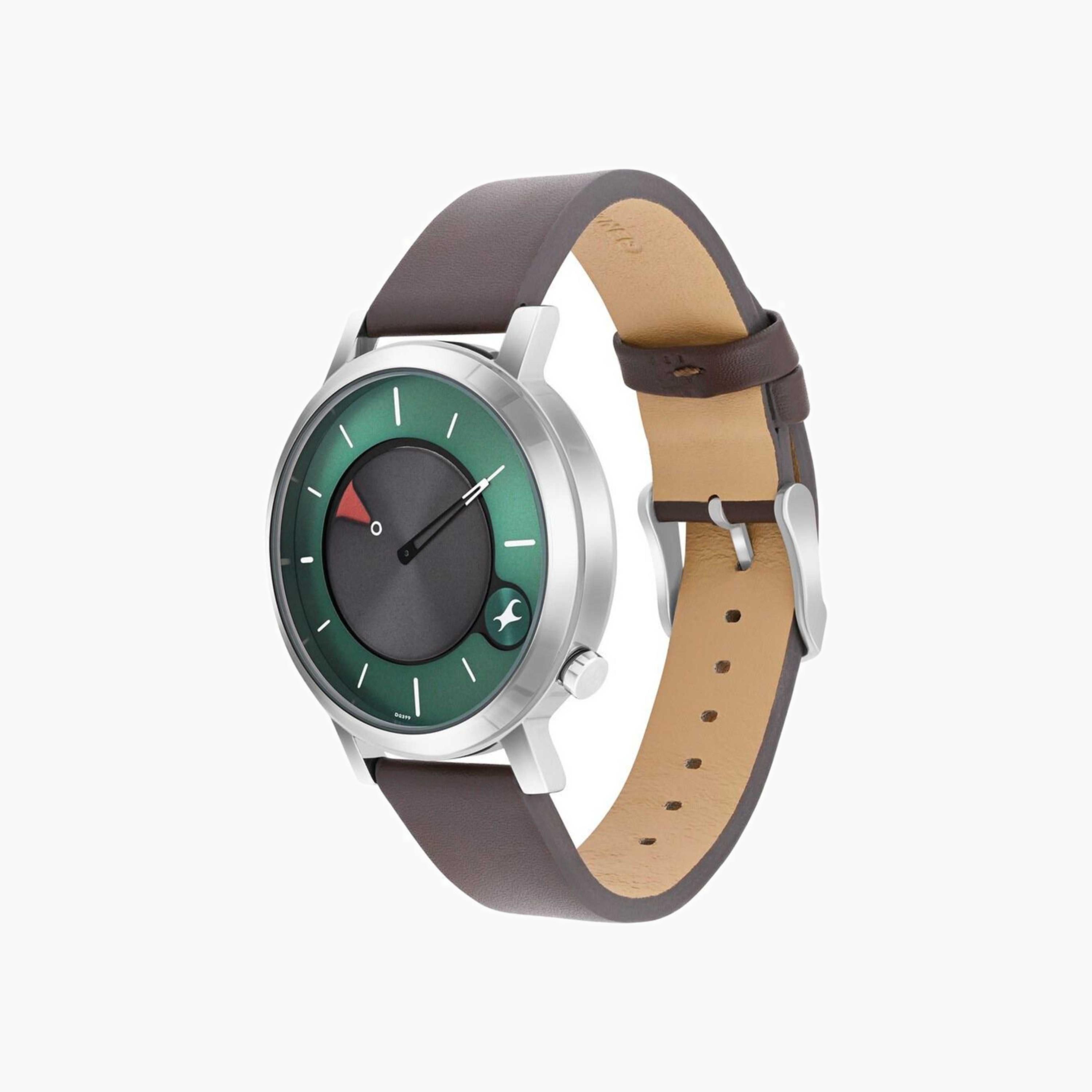 Fastrack Analog Leather Strap Watch-men-watchesandjewellery-watches-image-2