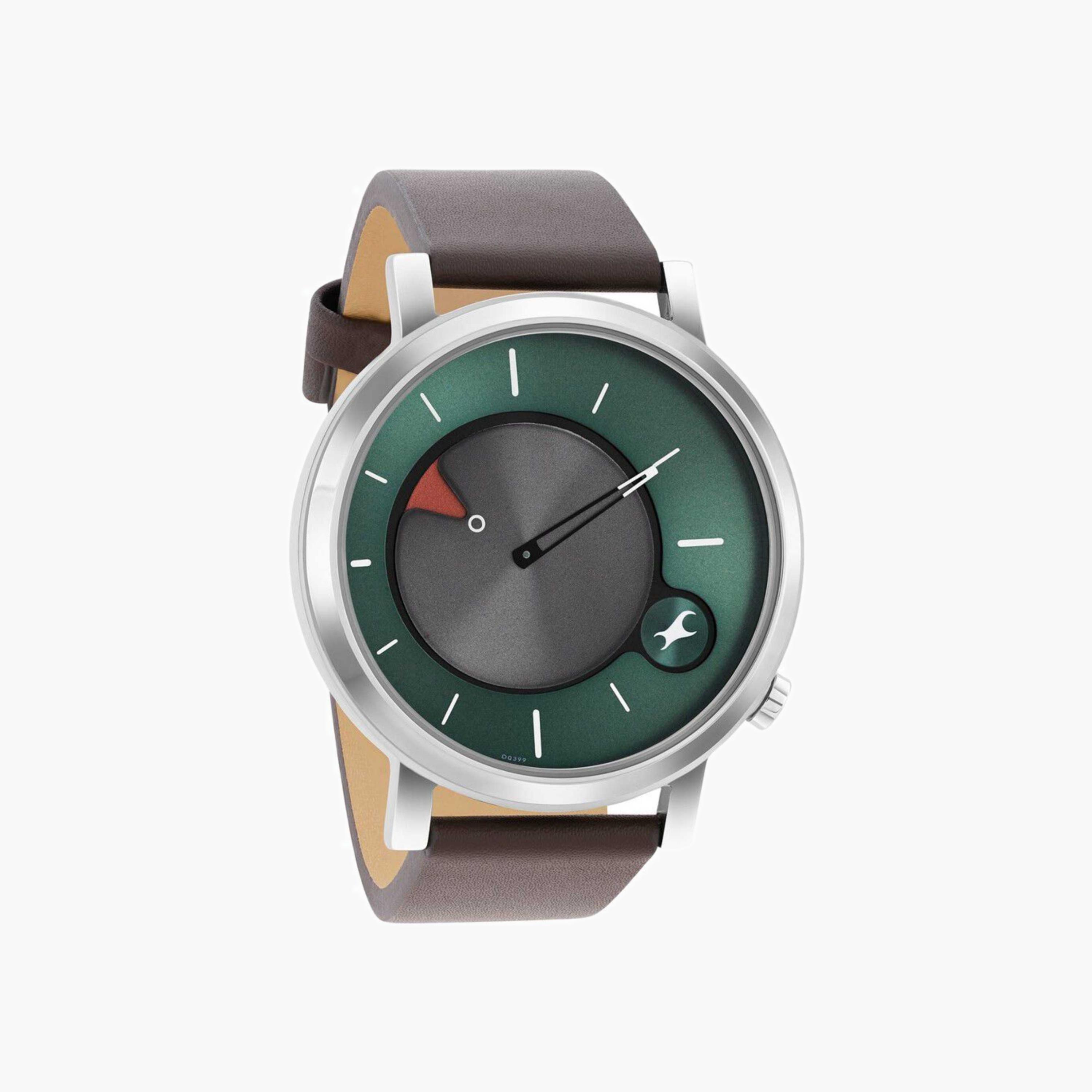 Fastrack Analog Leather Strap Watch-men-watchesandjewellery-watches-image-3
