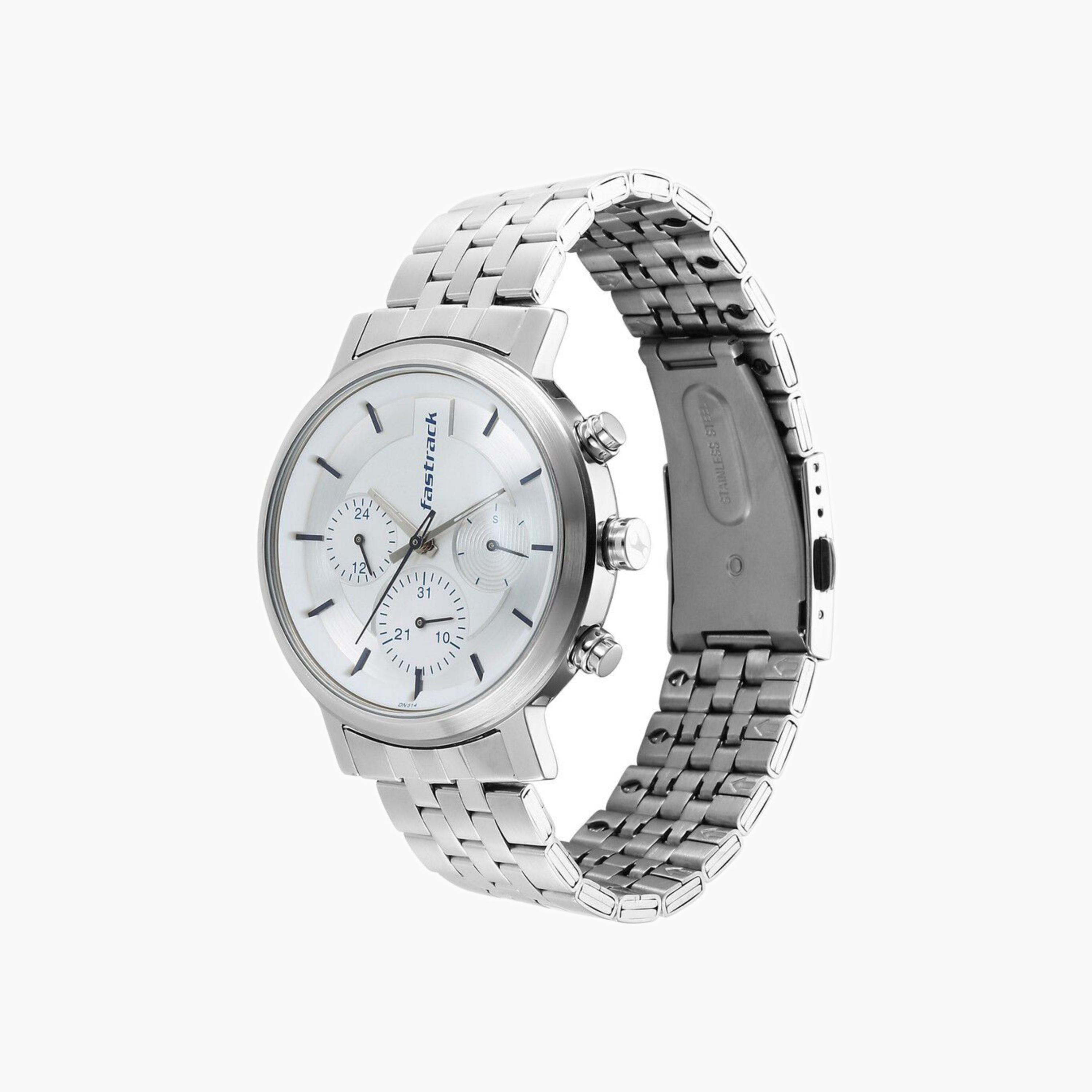 Fastrack Stainless Steel Analogue Watch-men-watchesandjewellery-watches-image-2