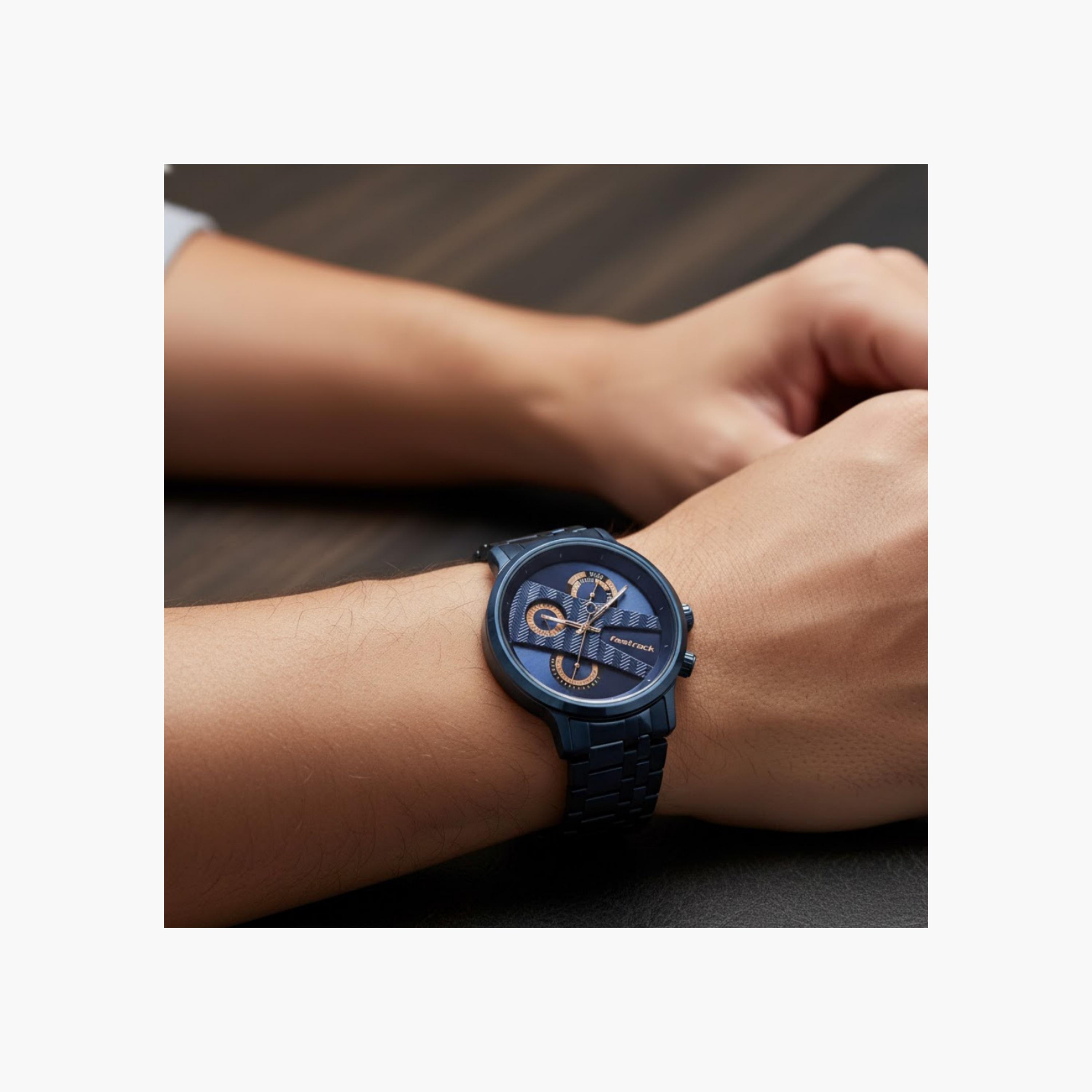 Textured Dial Multifunction Men's Watch-men-watchesandjewellery-watches-image-2