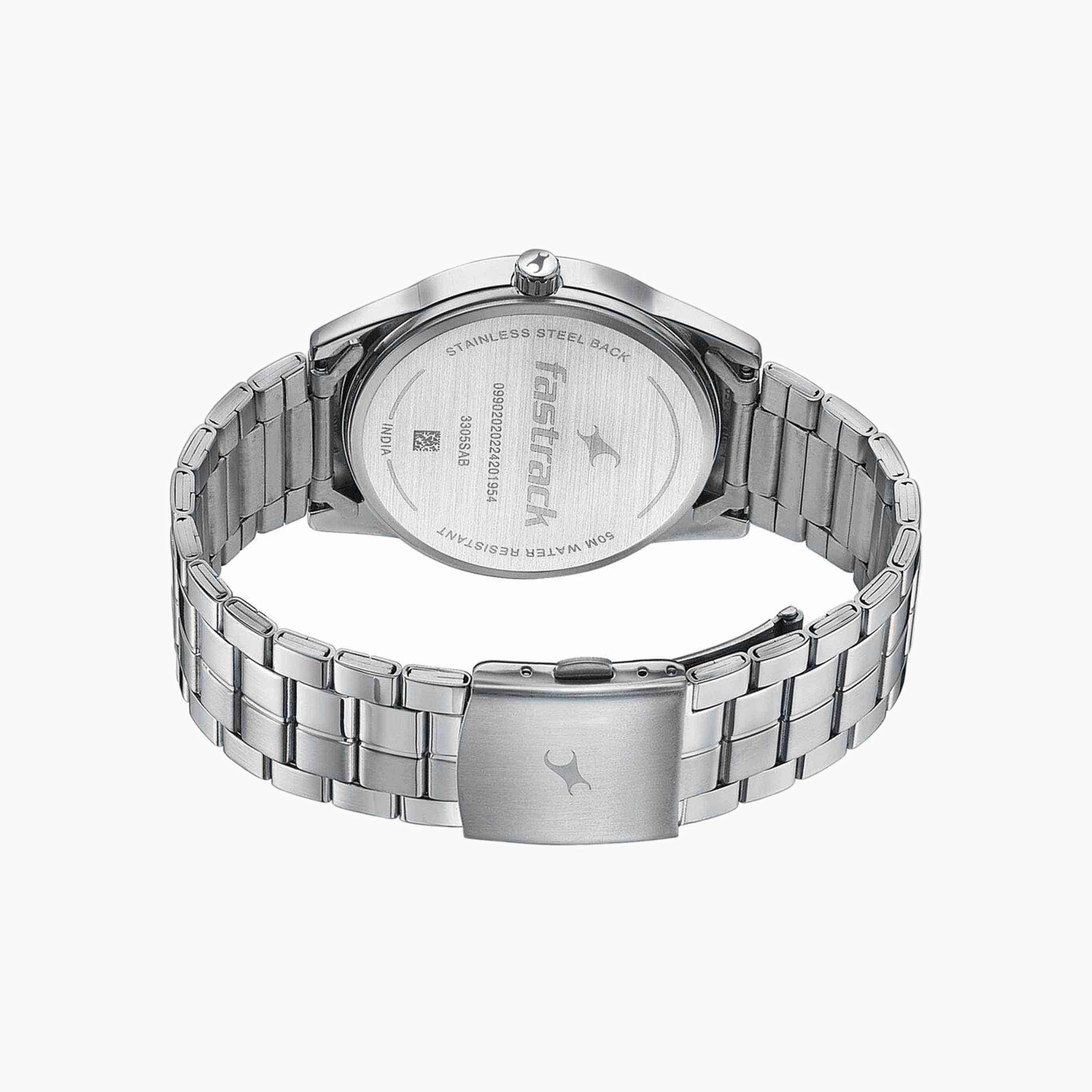 Fastrack Men's Stainless Steel Watch-men-watchesandjewellery-watches-image-2