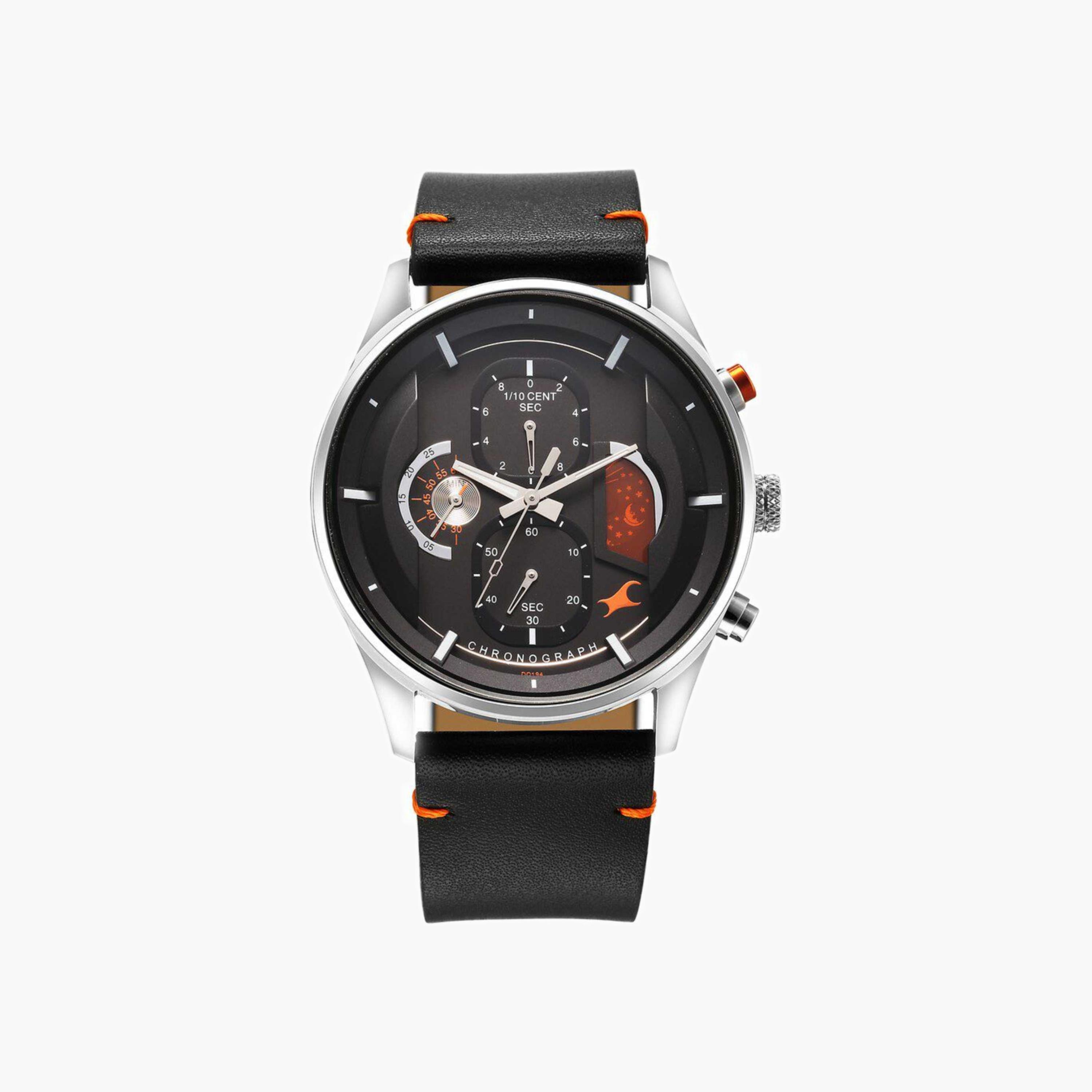 Men's Chronograph Leather Watch-men-watchesandjewellery-watches-image-1