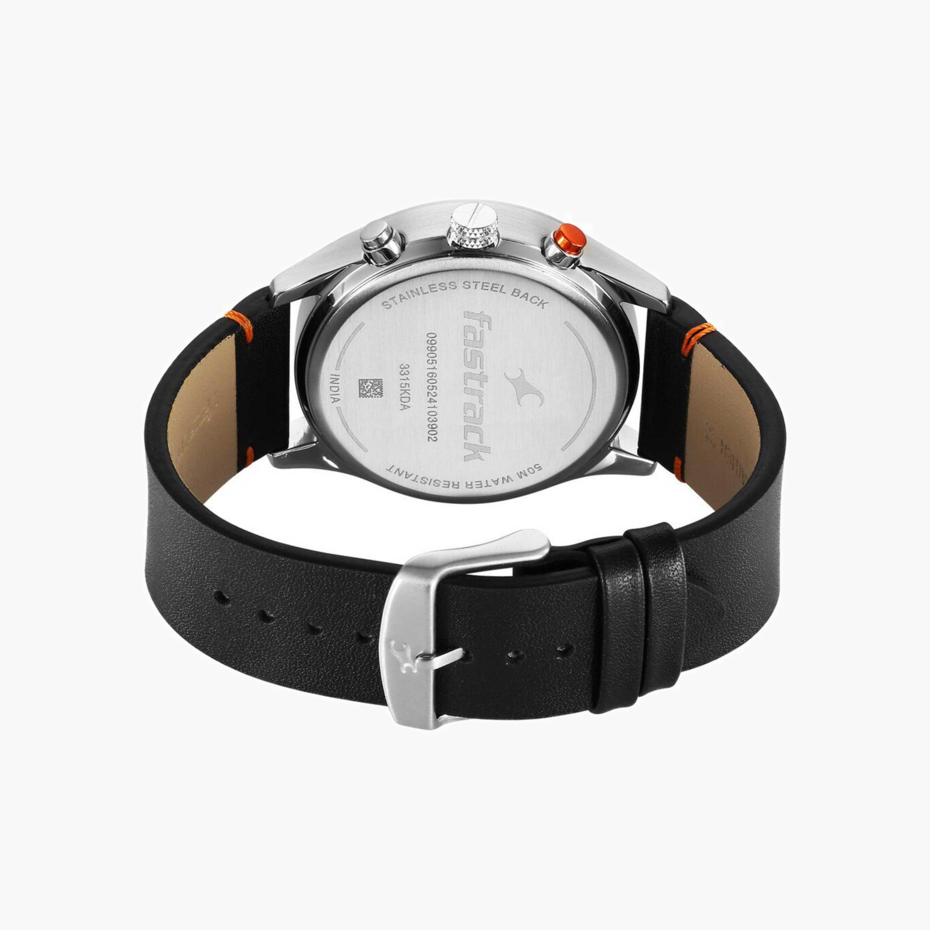 Men's Chronograph Leather Watch-men-watchesandjewellery-watches-image-5
