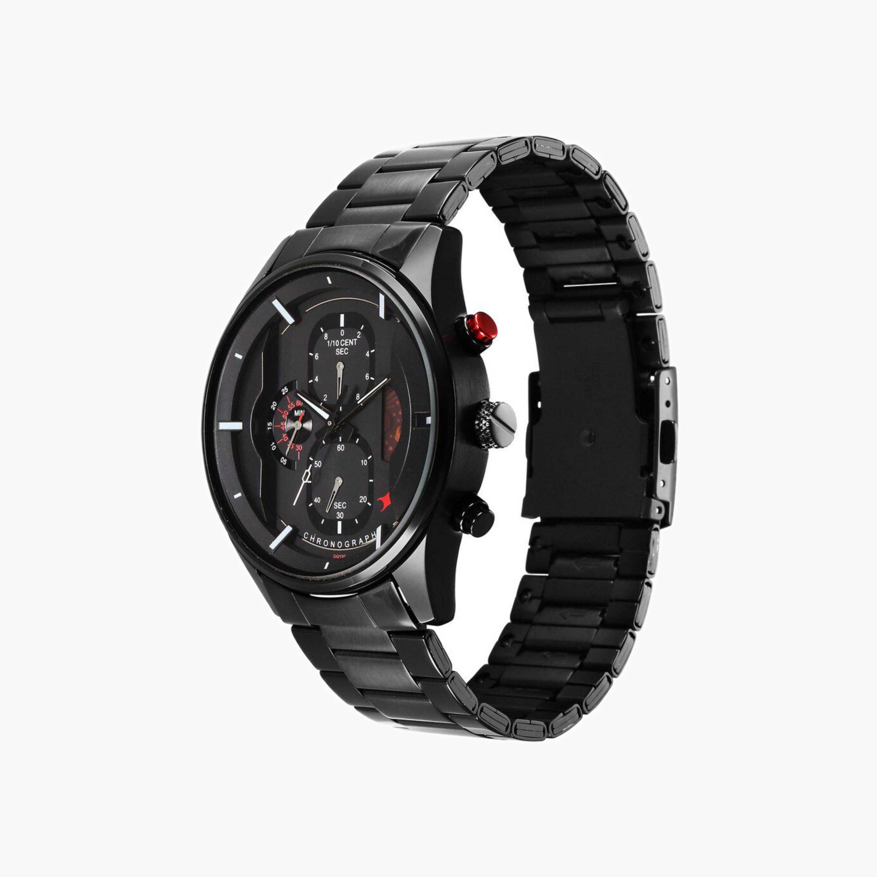Chronograph Metal Link Watch-men-watchesandjewellery-watches-image-2
