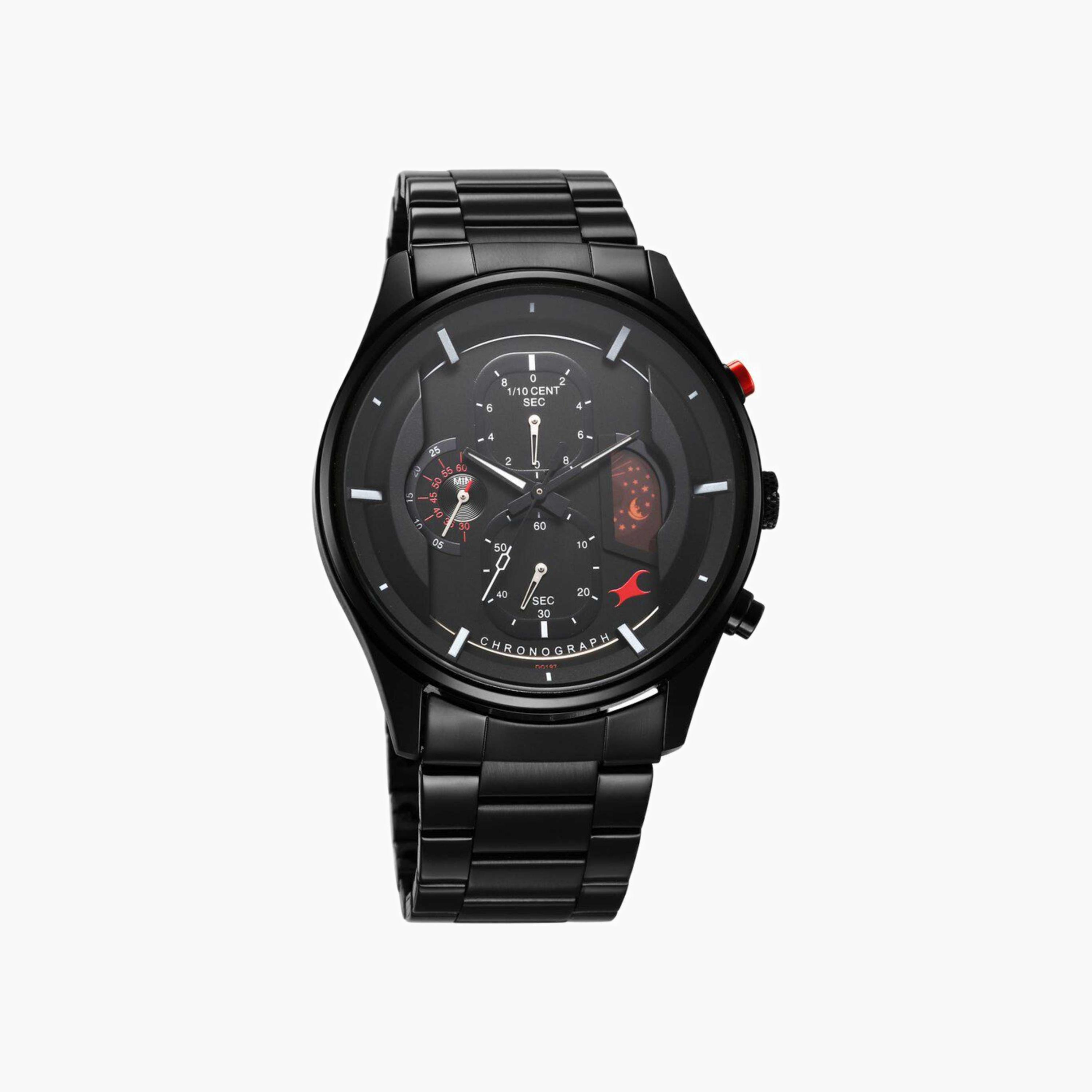 Chronograph Metal Link Watch-men-watchesandjewellery-watches-image-3