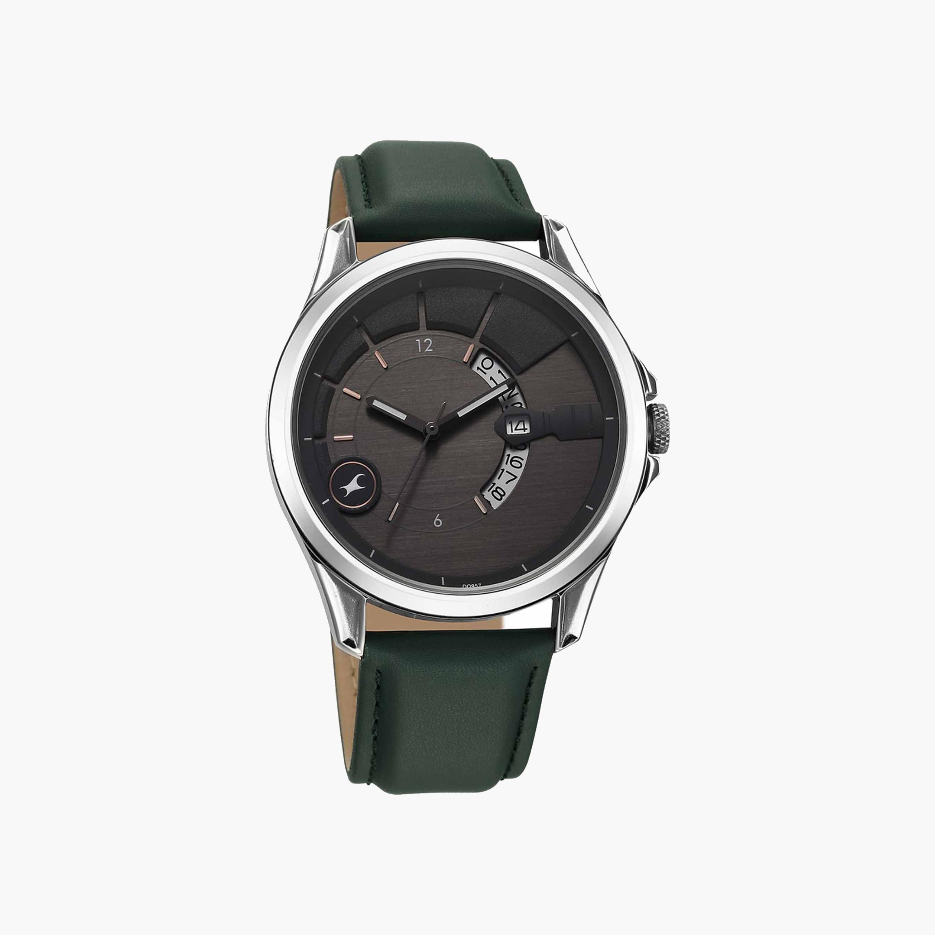 Fastrack Round Dial Gents Leather Strap Watch-men-watchesandjewellery-watches-image-1