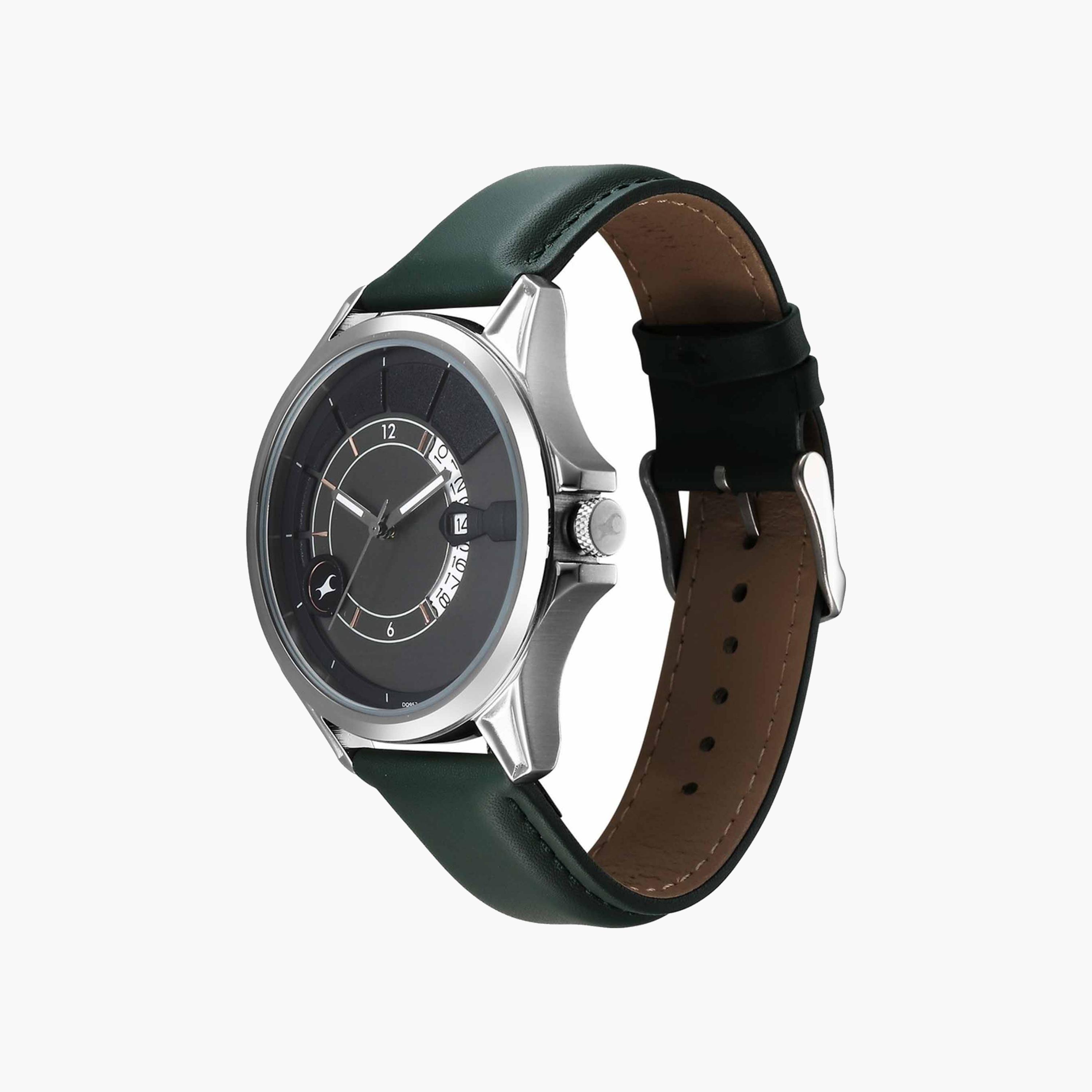 Fastrack Round Dial Gents Leather Strap Watch-men-watchesandjewellery-watches-image-2