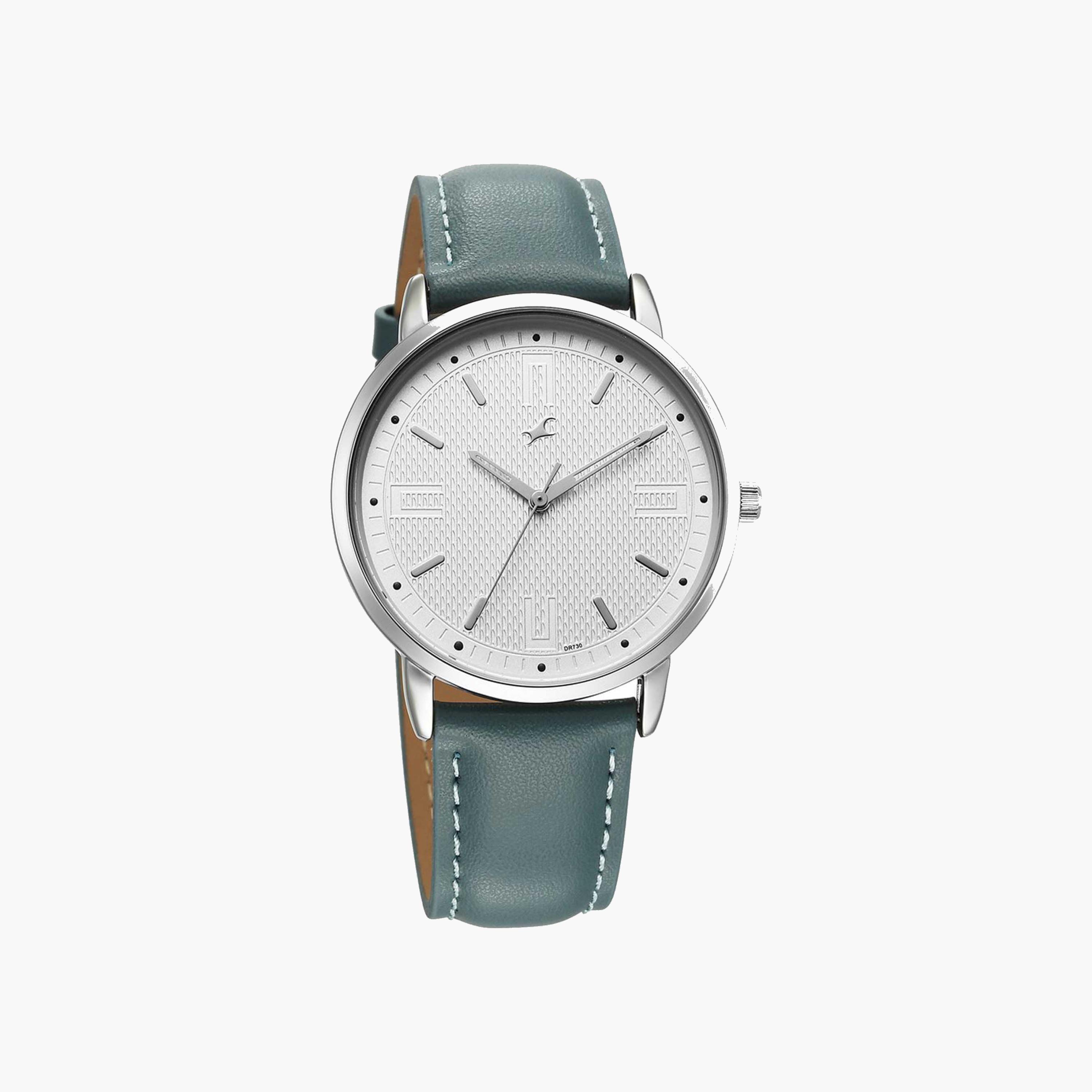 Fastrack Textured Dial Leather Strap Watch-men-watchesandjewellery-watches-image-1
