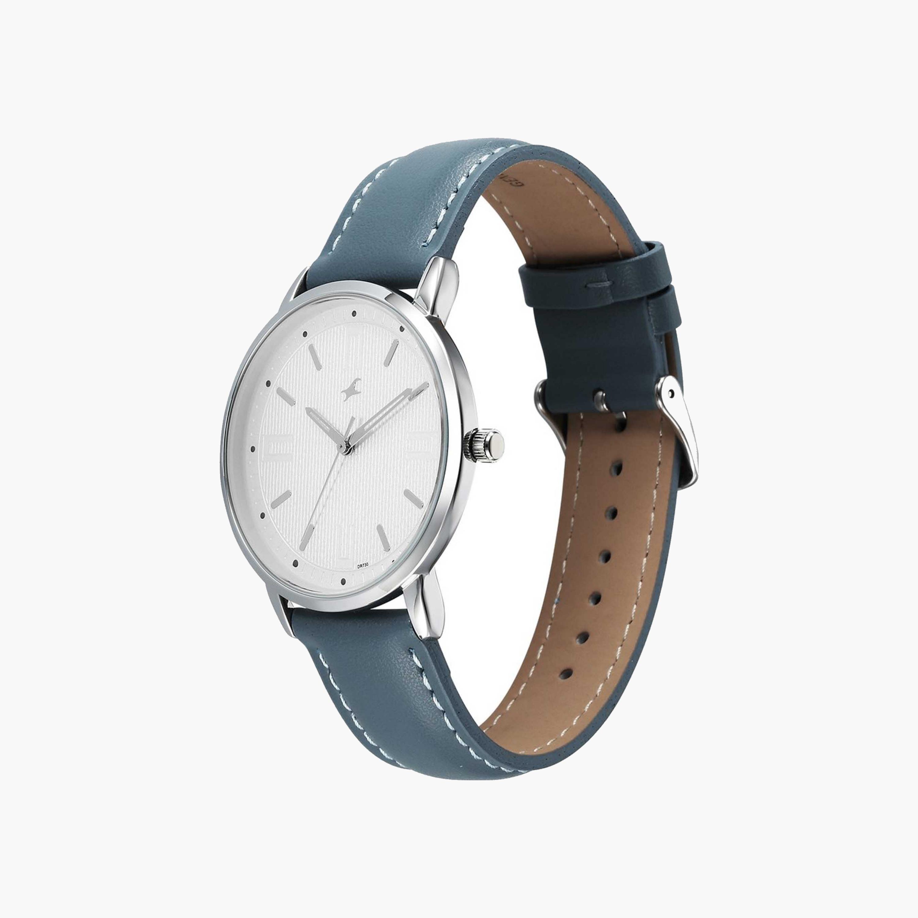 Fastrack Textured Dial Leather Strap Watch-men-watchesandjewellery-watches-image-4