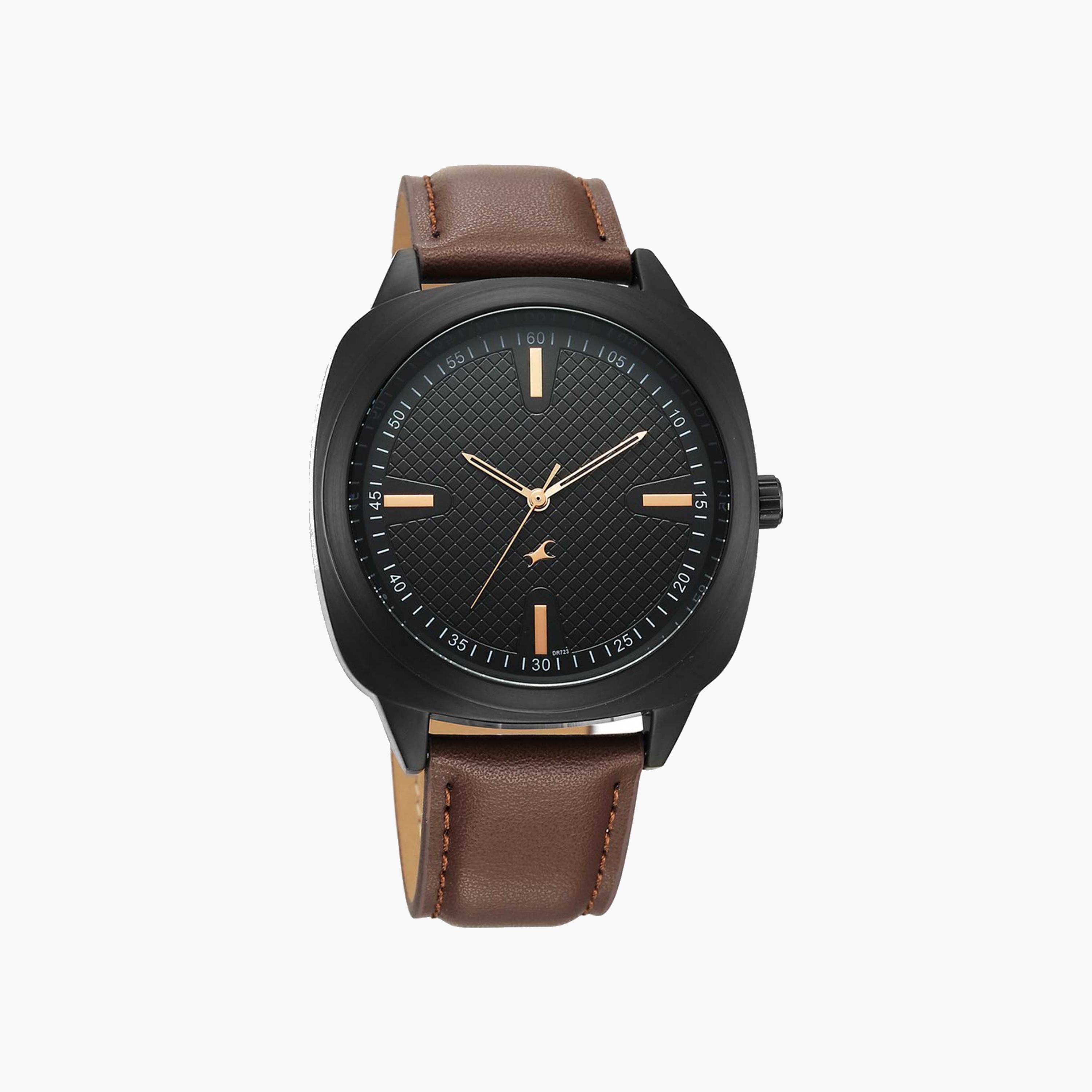Fastrack Square Dial Leather Strap Watch-men-watchesandjewellery-watches-image-5