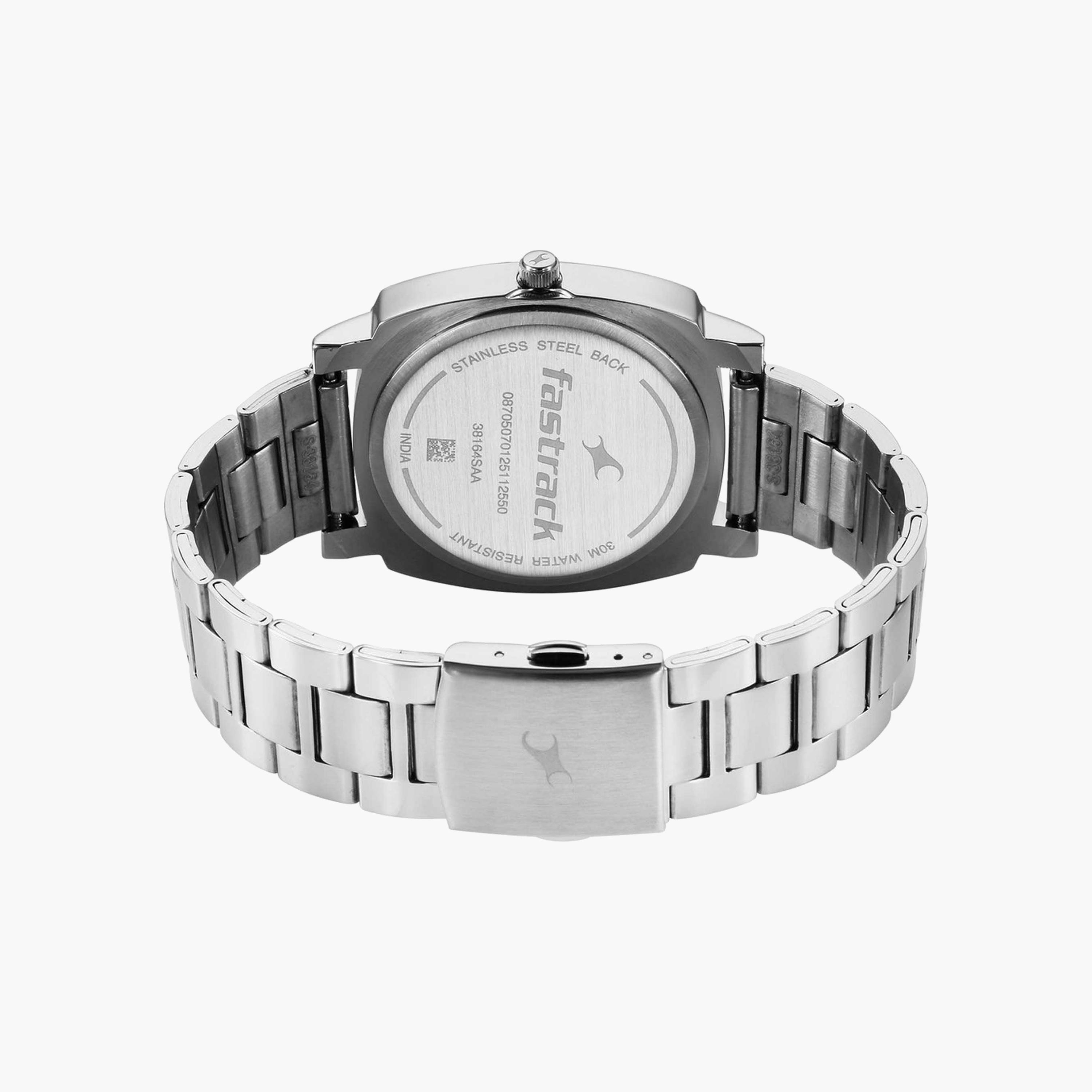 Fastrack Modern Dial Silver Tone Bracelet Watch-men-watchesandjewellery-watches-image-3