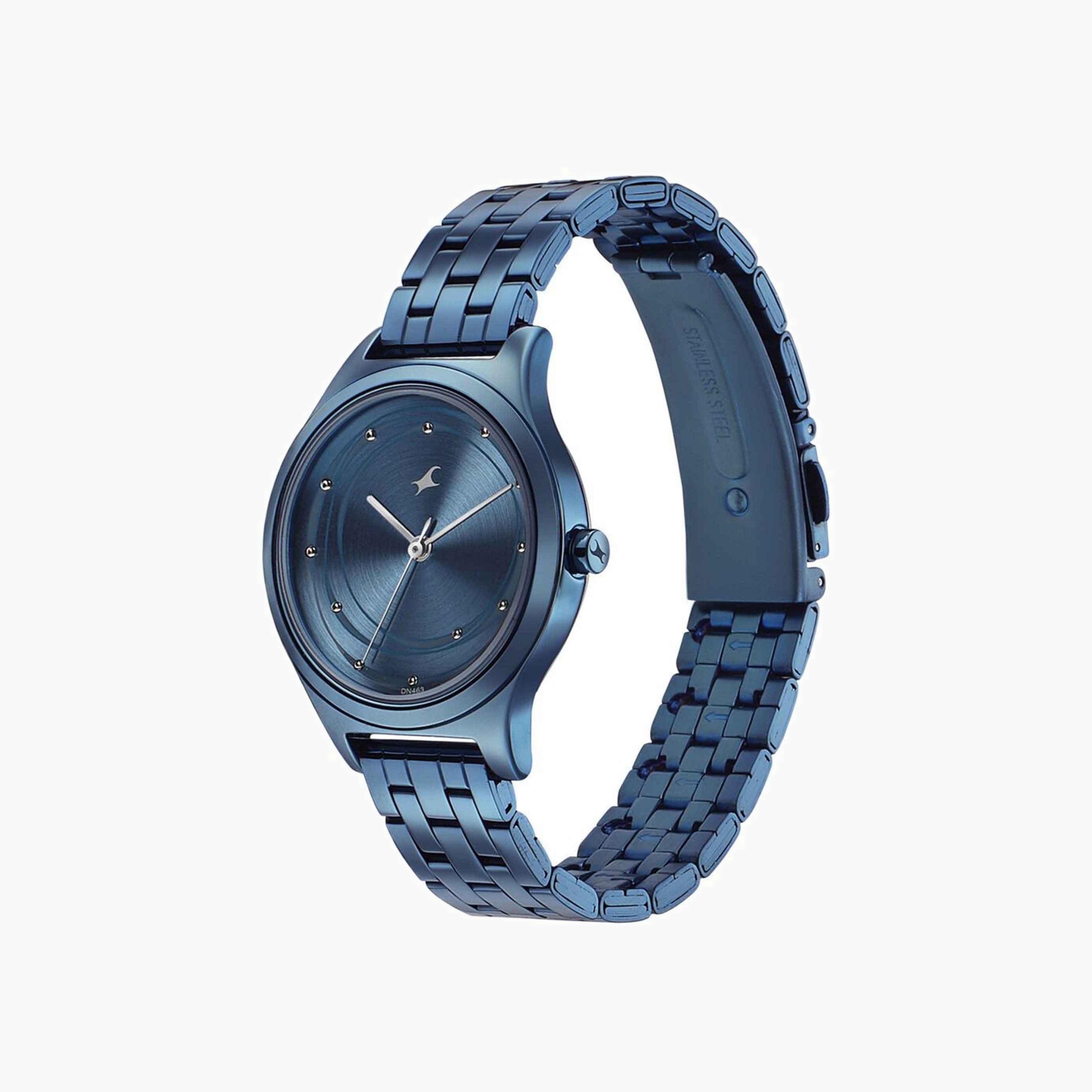 ساعة يد معدنية بعقارب للنساء-women-watchesandjewellery-watches-image-2