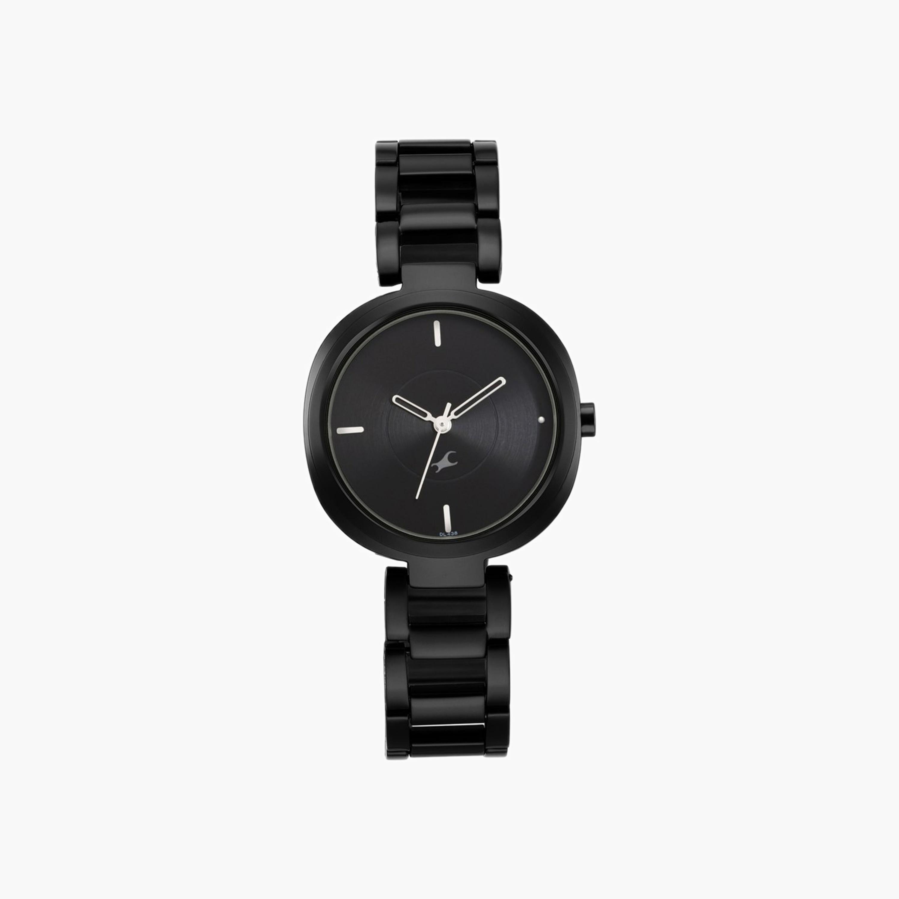 Fastrack Women's Black Metal Watch-women-watchesandjewellery-watches-image-1