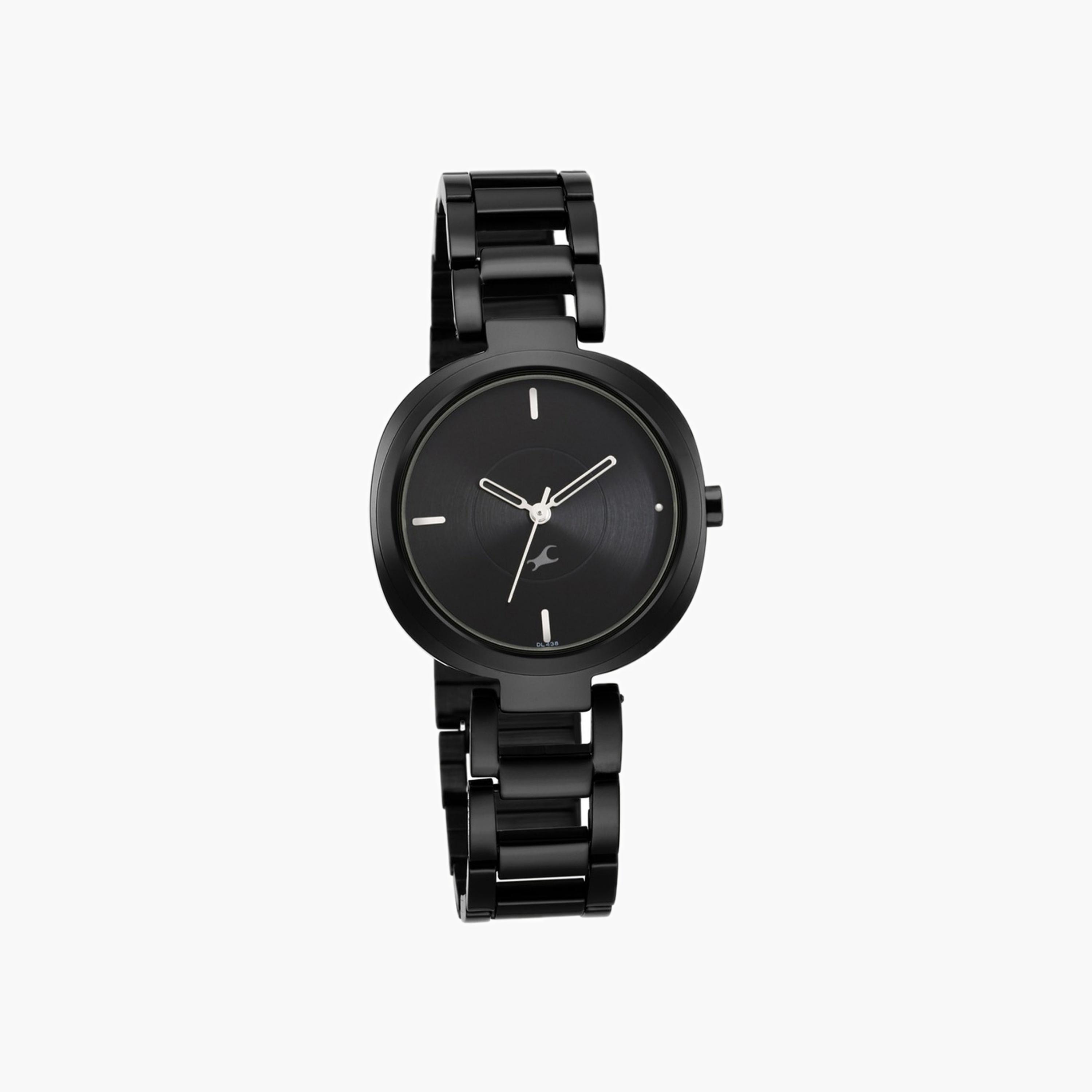 Fastrack Women's Black Metal Watch-women-watchesandjewellery-watches-image-2