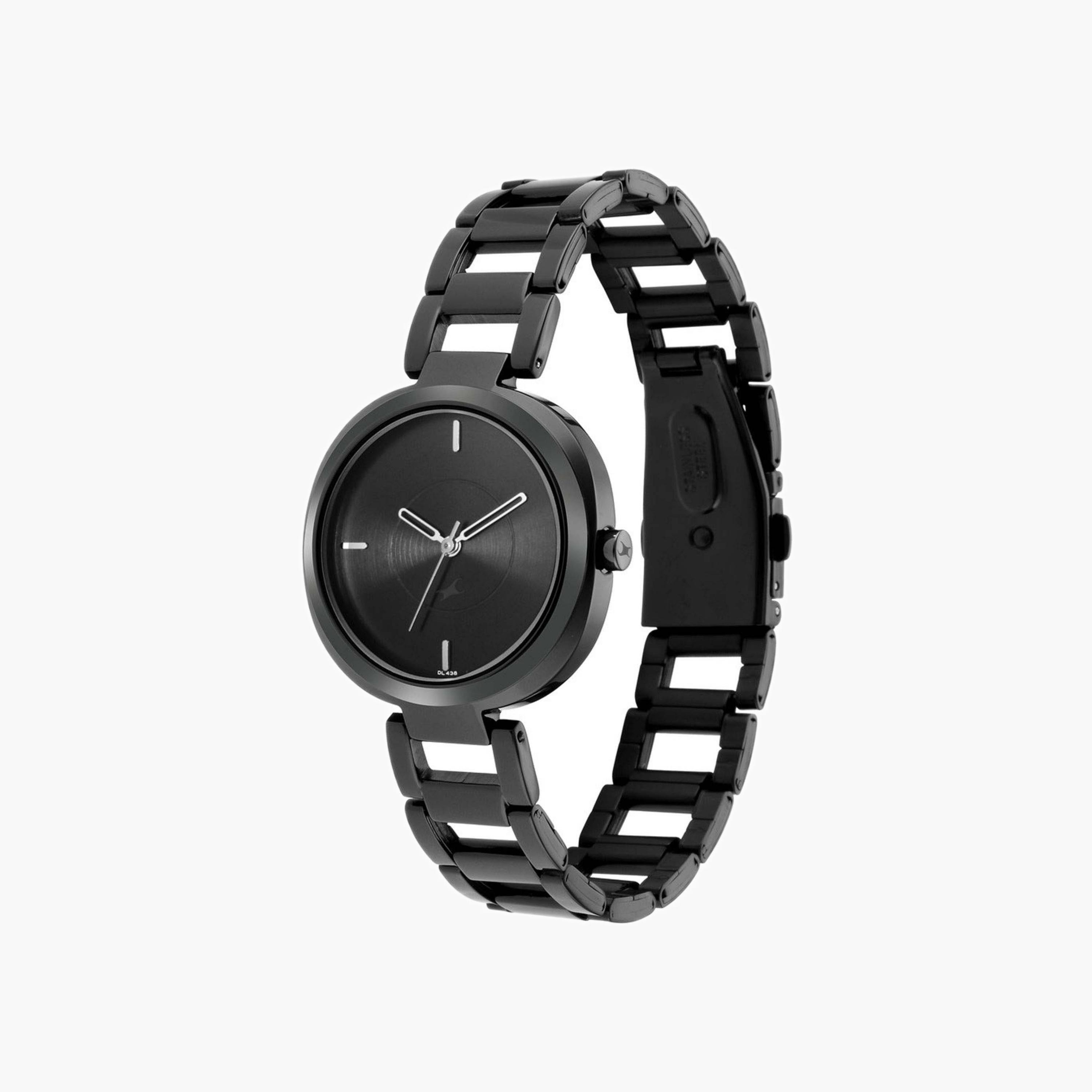 Fastrack Women's Black Metal Watch-women-watchesandjewellery-watches-image-3