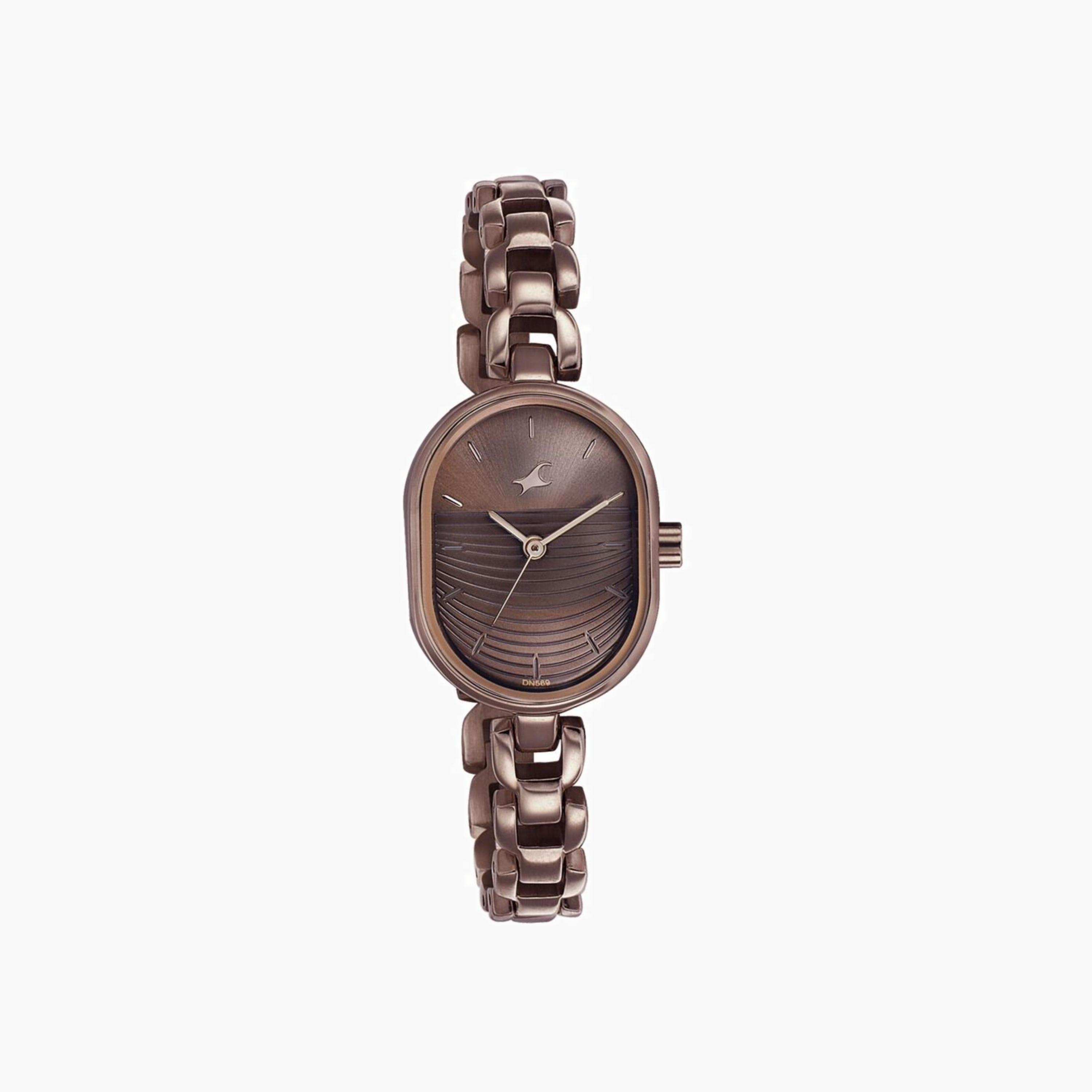 Oval Dial Analogue Watch-women-watchesandjewellery-watches-image-1