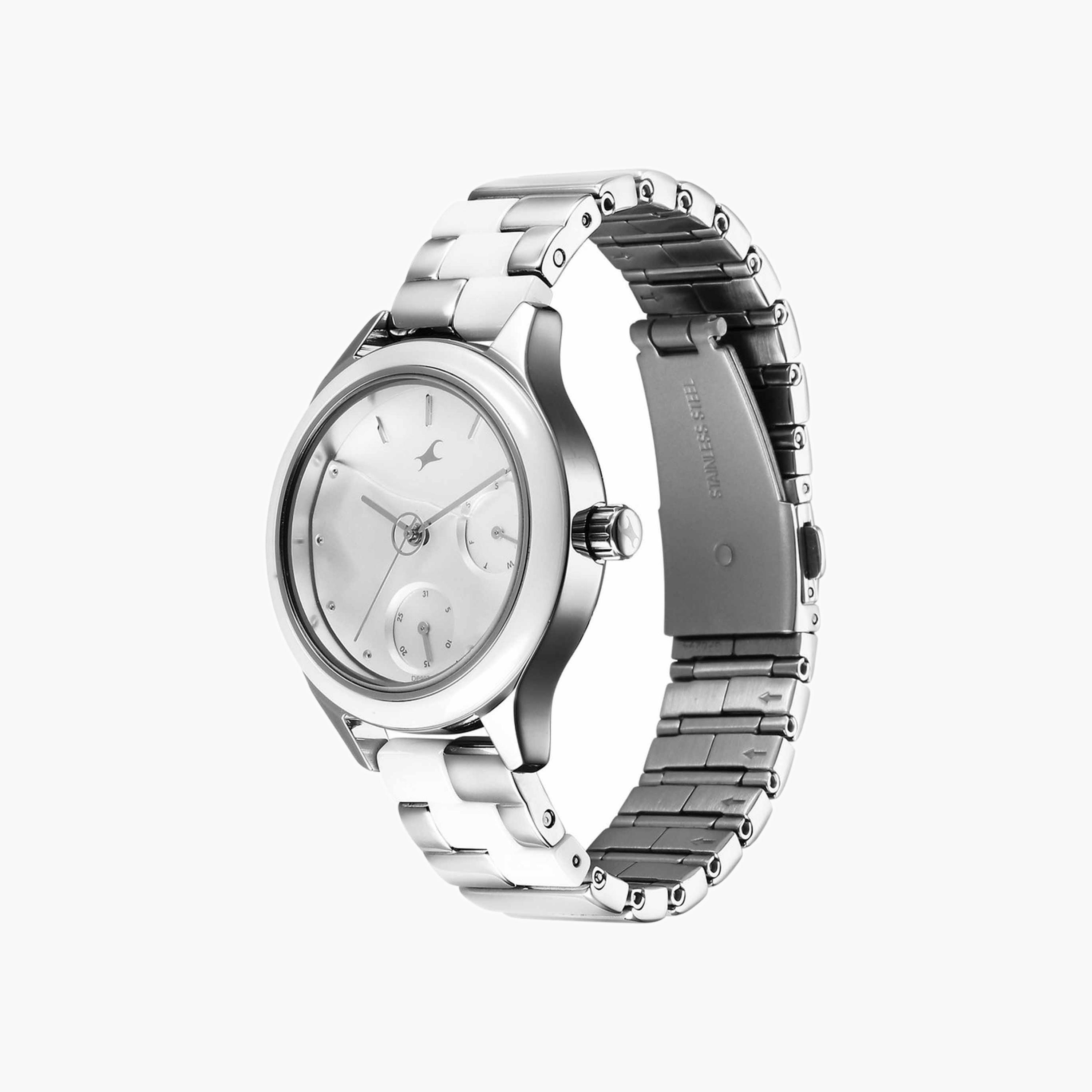 Fastrack Round Dial Link Watch-women-watchesandjewellery-watches-image-5
