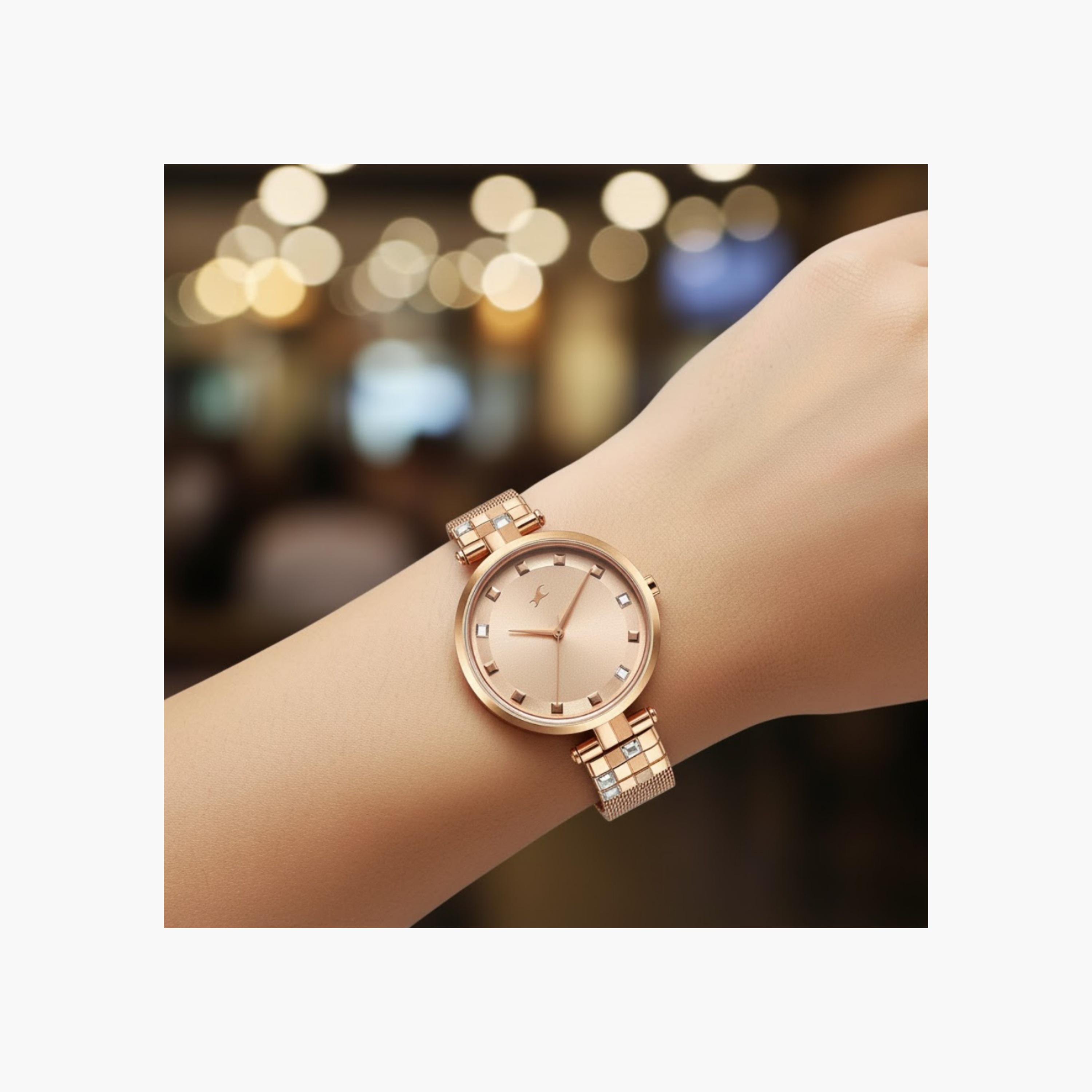 ساعة فاست تراك نسائية بسوار من الستانلس ستيل-women-watchesandjewellery-watches-image-5