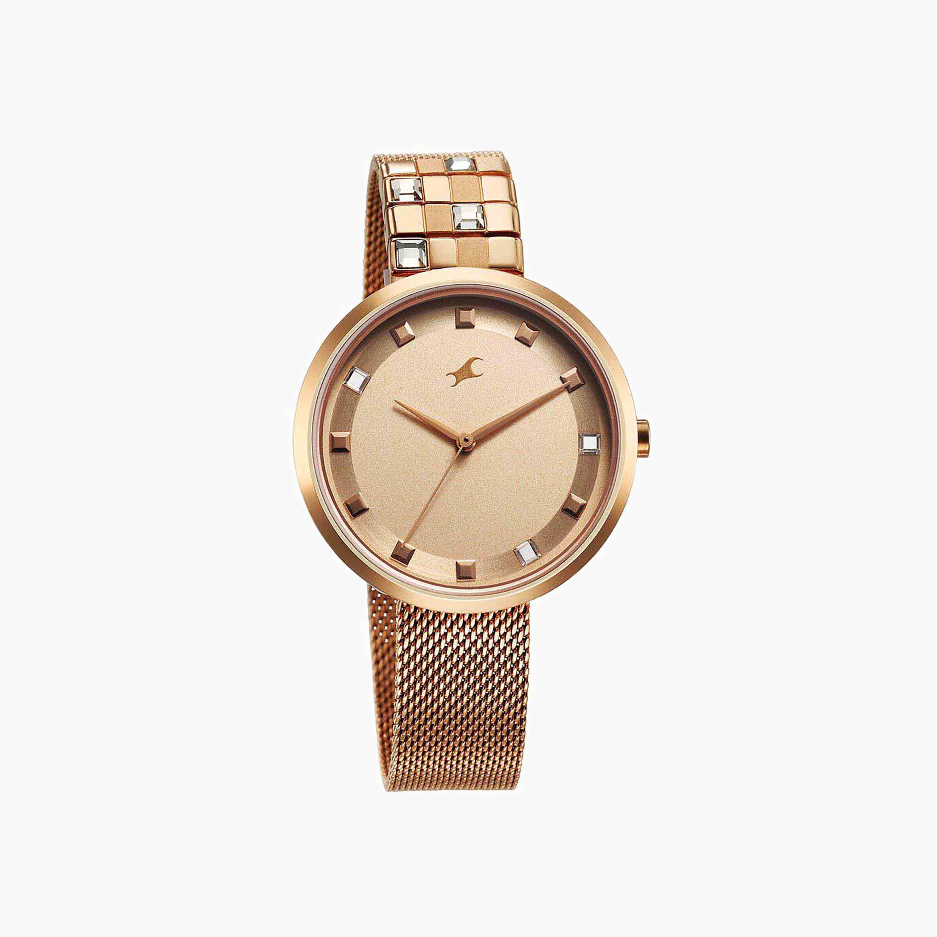 ساعة فاست تراك نسائية بسوار من الستانلس ستيل-women-watchesandjewellery-watches-image-7