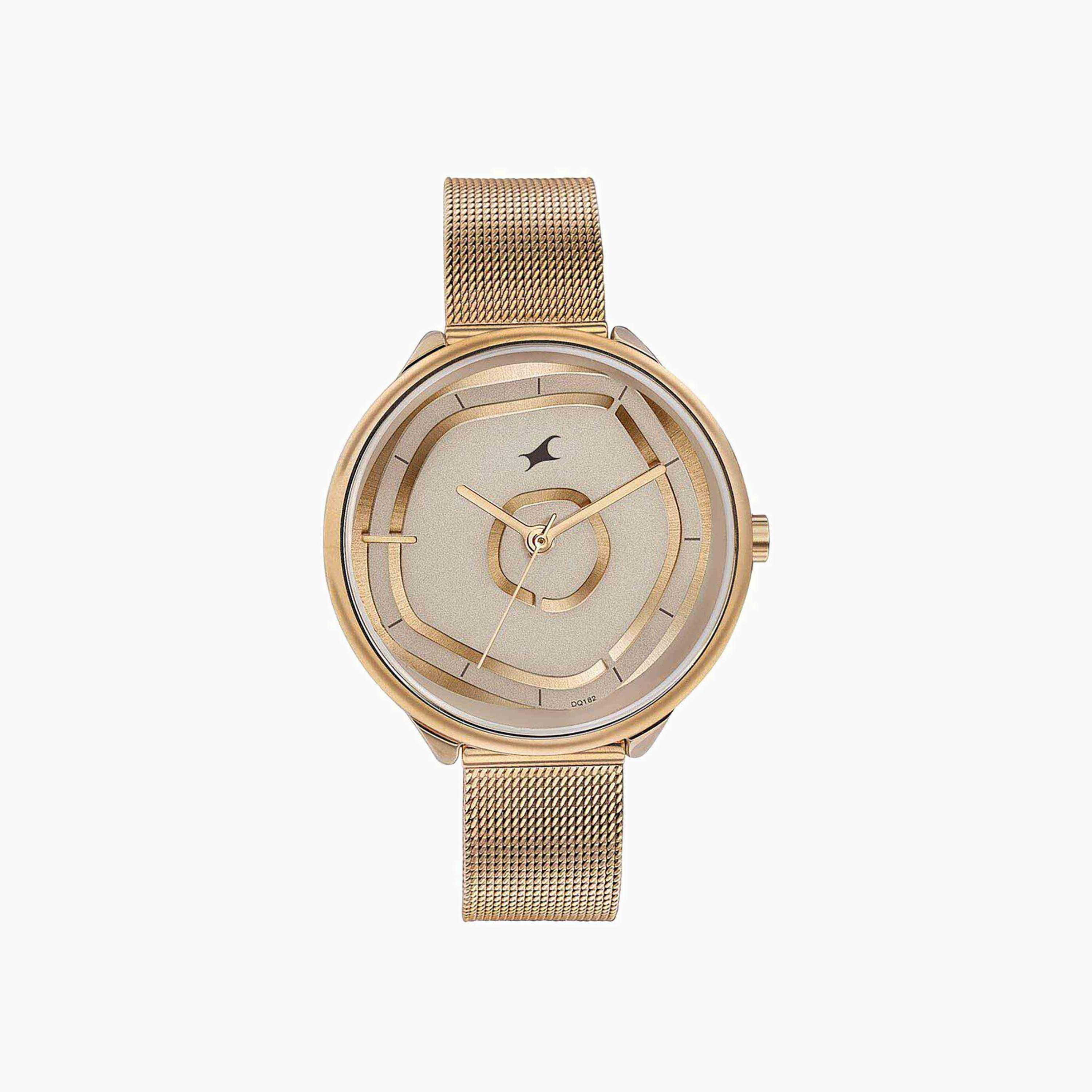 Mesh Strap Analogue Watch-women-watchesandjewellery-watches-image-1
