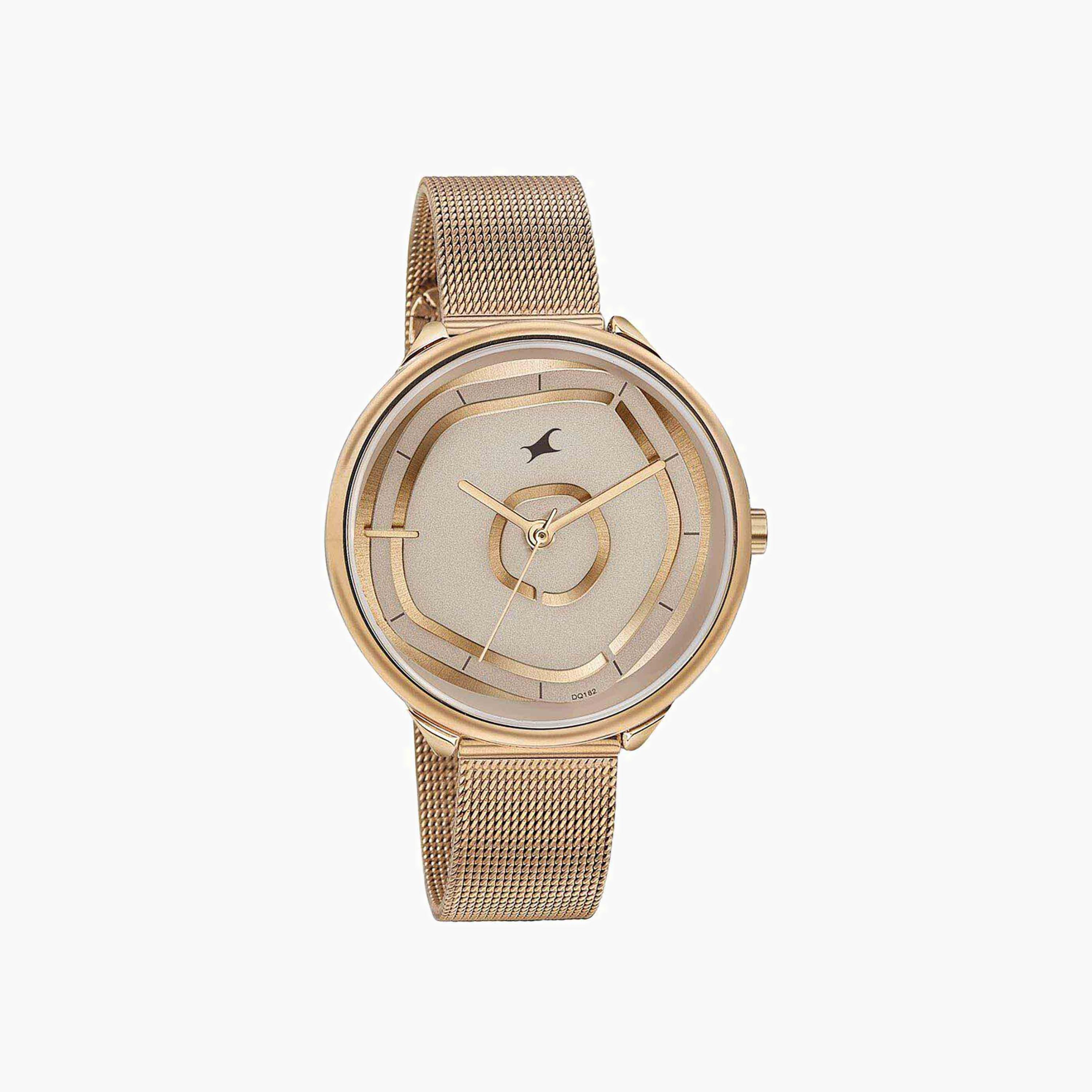 Mesh Strap Analogue Watch-women-watchesandjewellery-watches-image-3