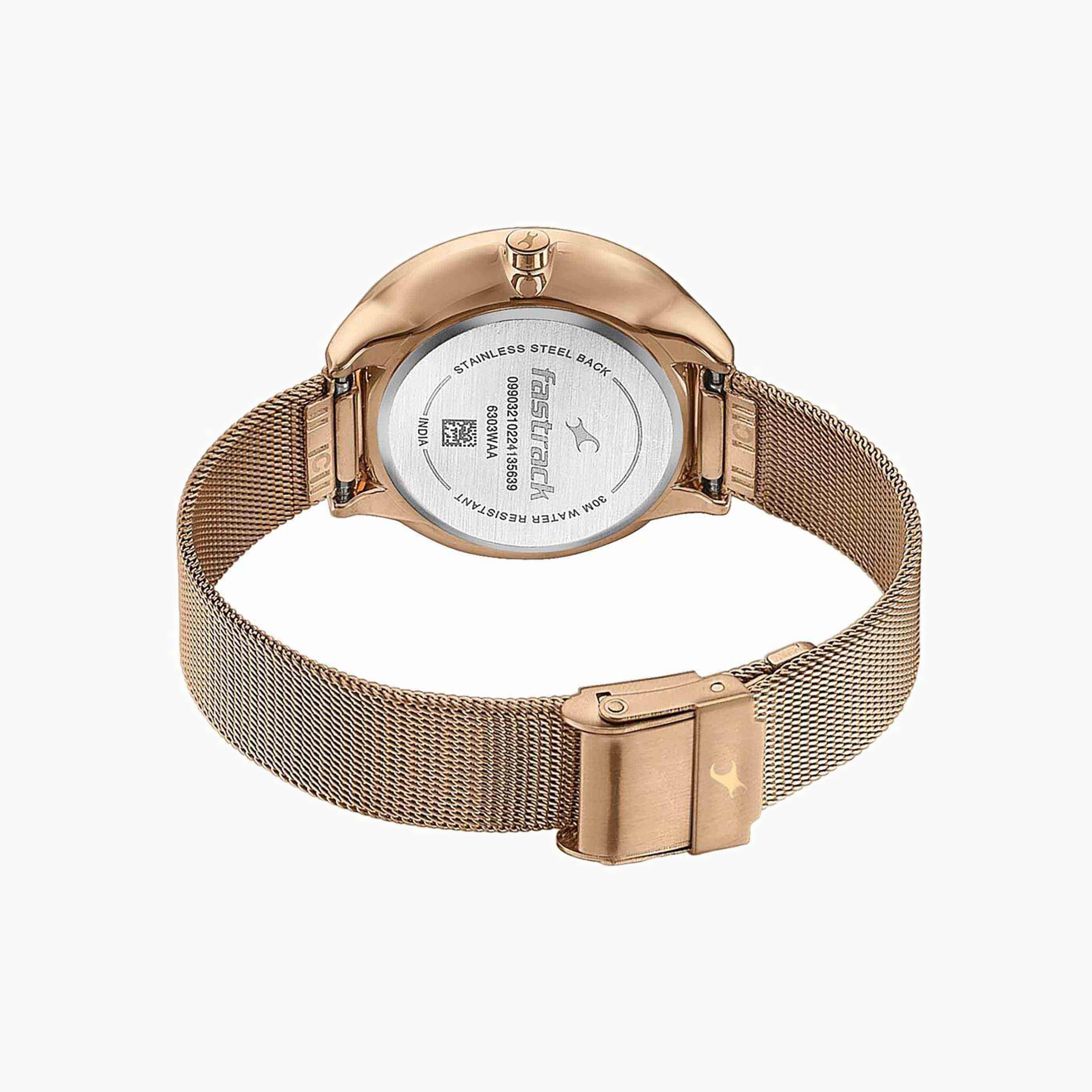 Mesh Strap Analogue Watch-women-watchesandjewellery-watches-image-4