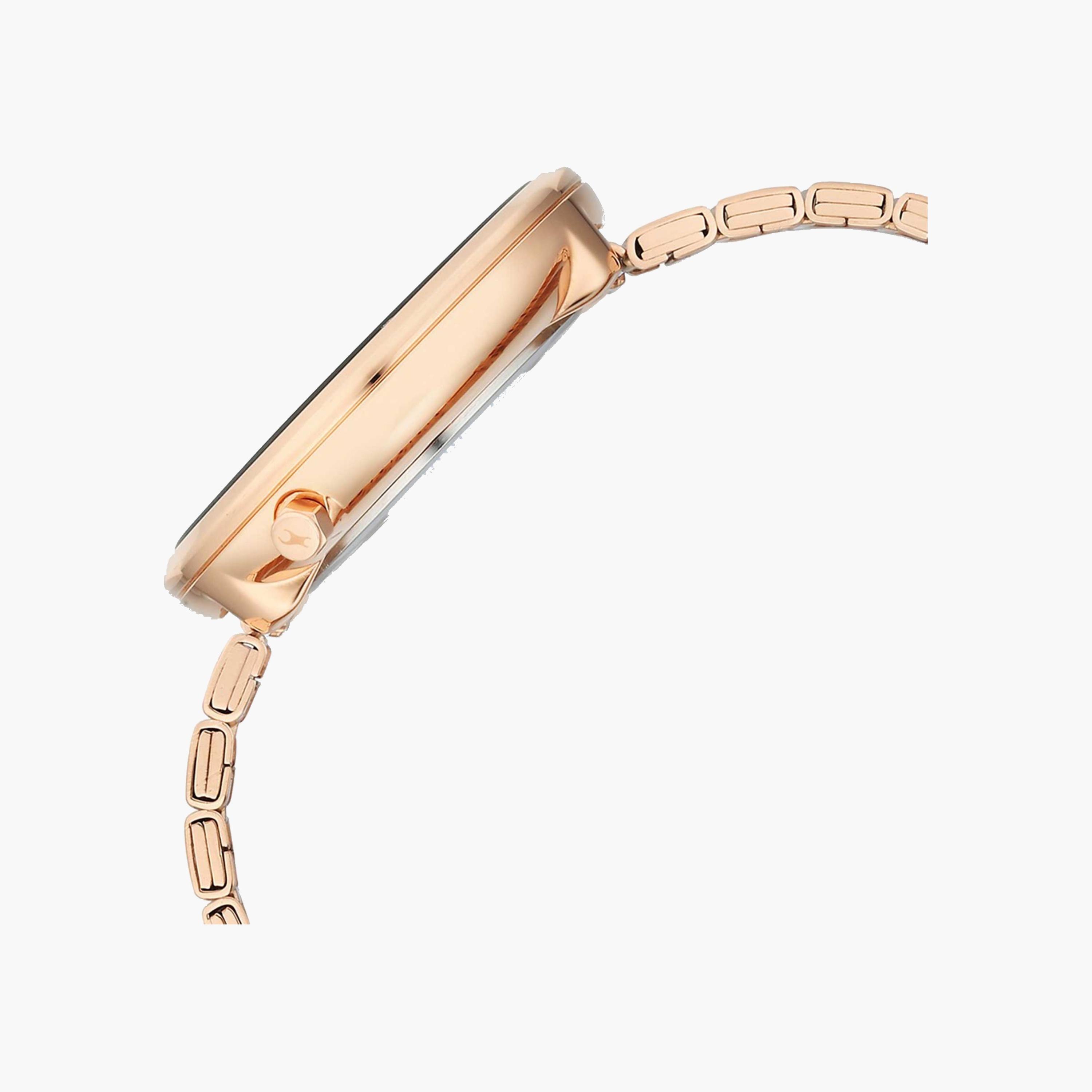 Fastrack Rose Gold Metallic Strap Watch-women-watchesandjewellery-watches-image-2