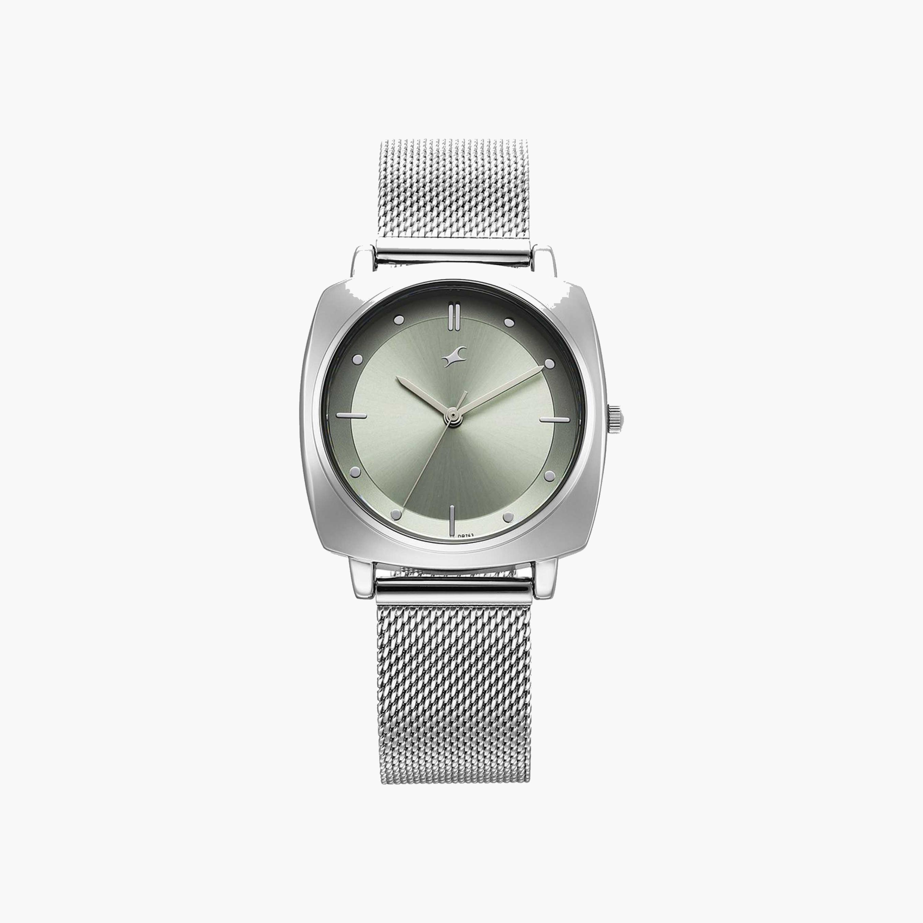 Fastrack Silver Mesh Strap Ladies Watch-women-watchesandjewellery-watches-image-1